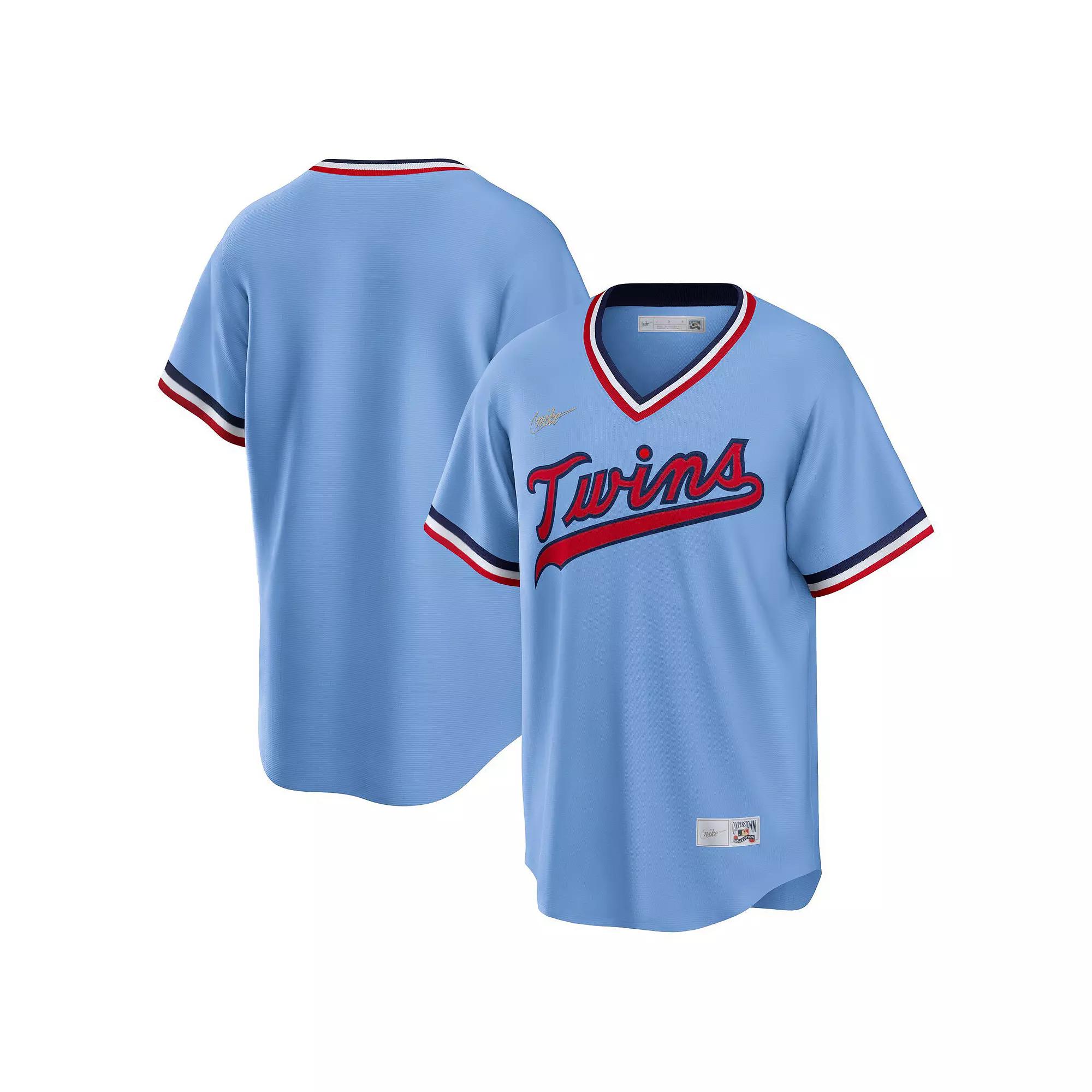 Men's Nike Light Blue Minnesota Twins Road Cooperstown Collection Team Jersey,  Product Image