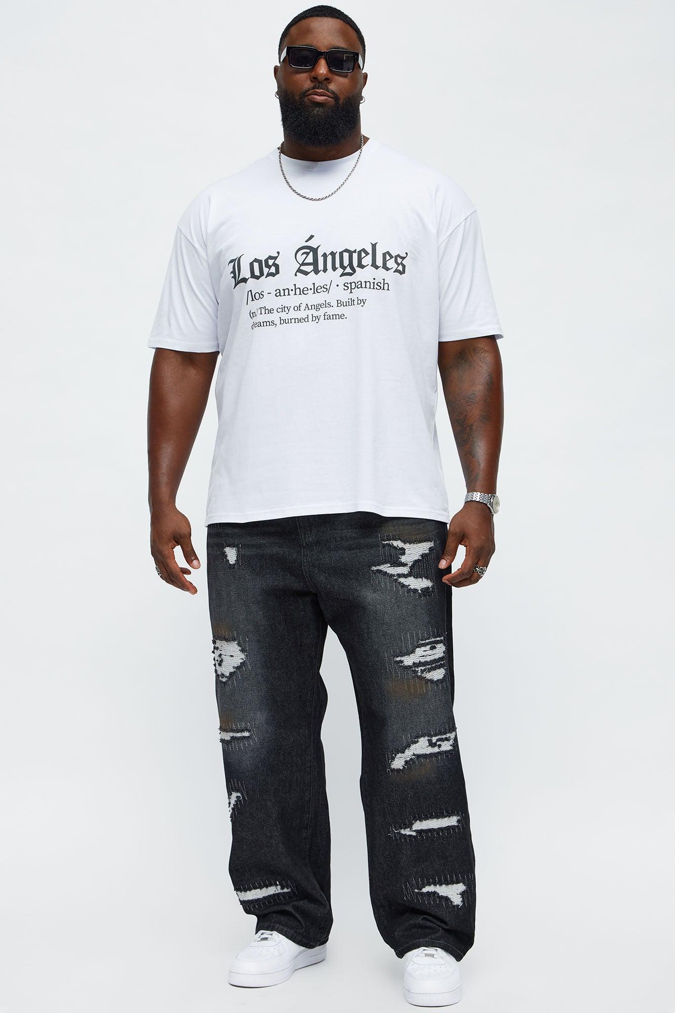 Definition Of Los Angeles Short Sleeve Tee - White Male Product Image