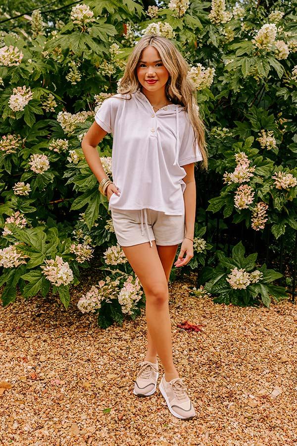 Take A Holiday Top In White Product Image