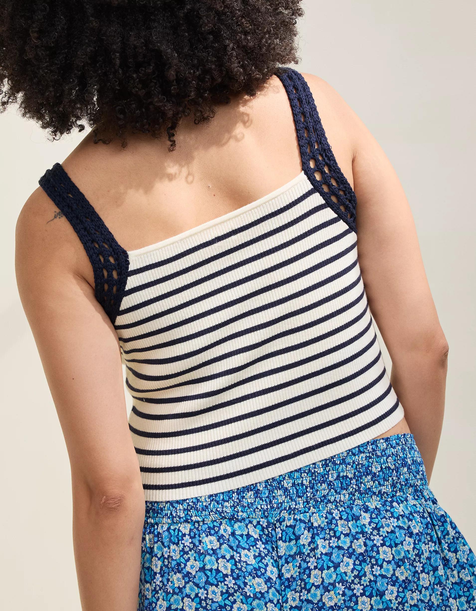 Aerie Crochet Sweater Tank Top Product Image