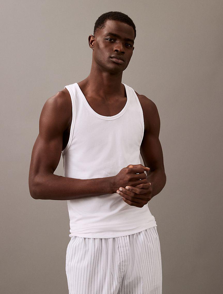 Cotton Stretch Blend 3-Pack Slim Fit Tank Top Product Image