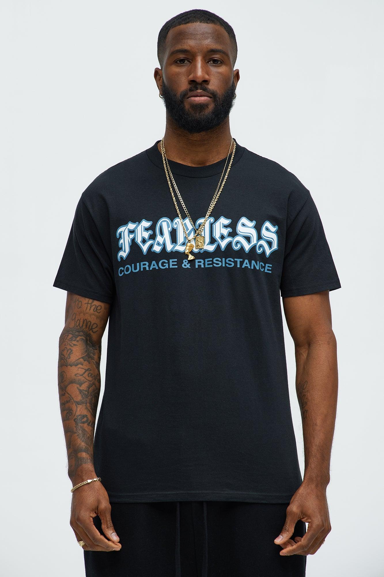 Courage And Resistance Short Sleeve Tee - Black Product Image