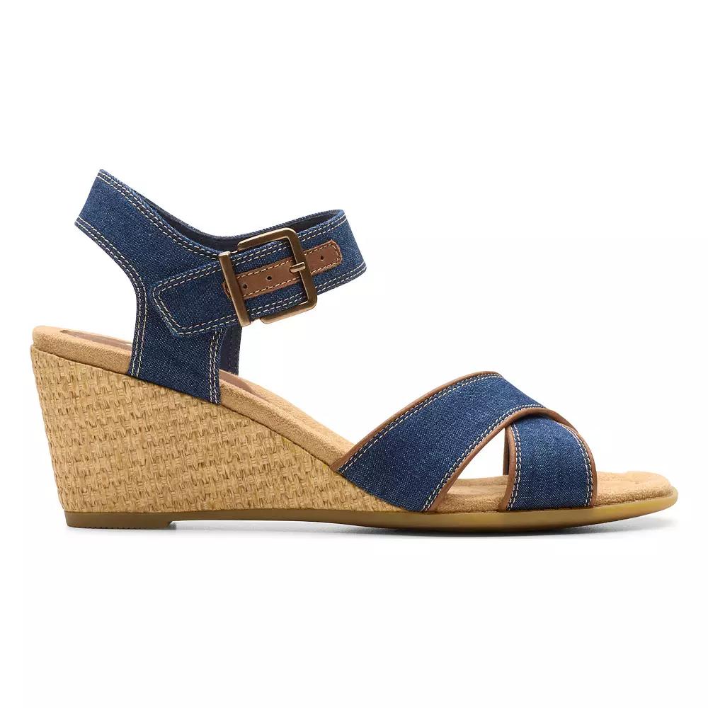 Clarks® Women's Emmalae Iris Wedge Sandals,  Product Image