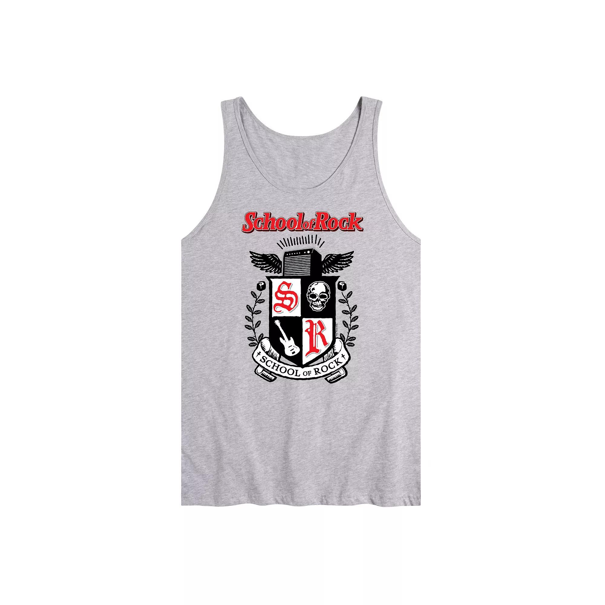 Men's School Of Rock Crest Tank Top,  Product Image