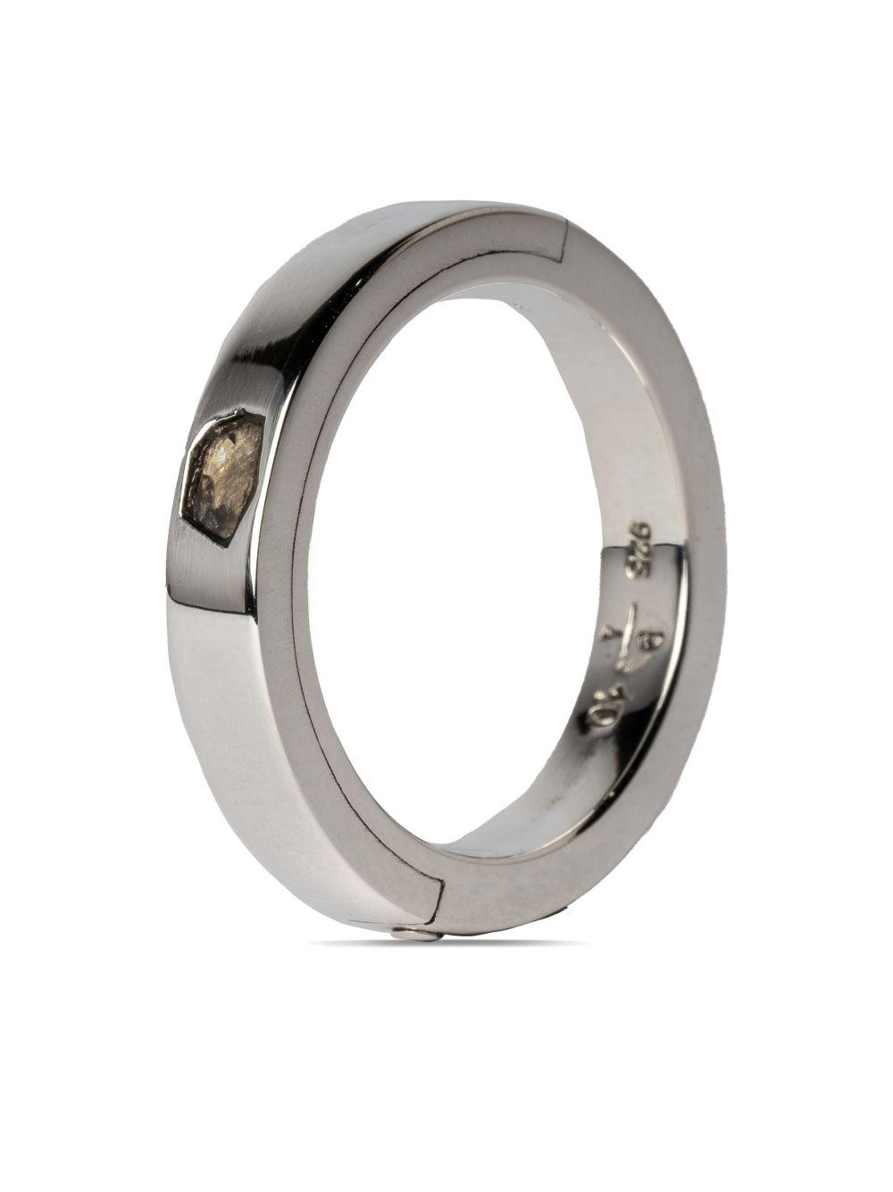 Sistema sterling-silver diamond ring Product Image