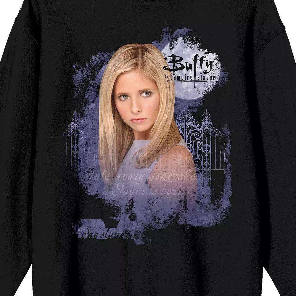 Men's Buffy The Vampire Slayer Long Sleeve Graphic Tee, Size: XL, Black Product Image