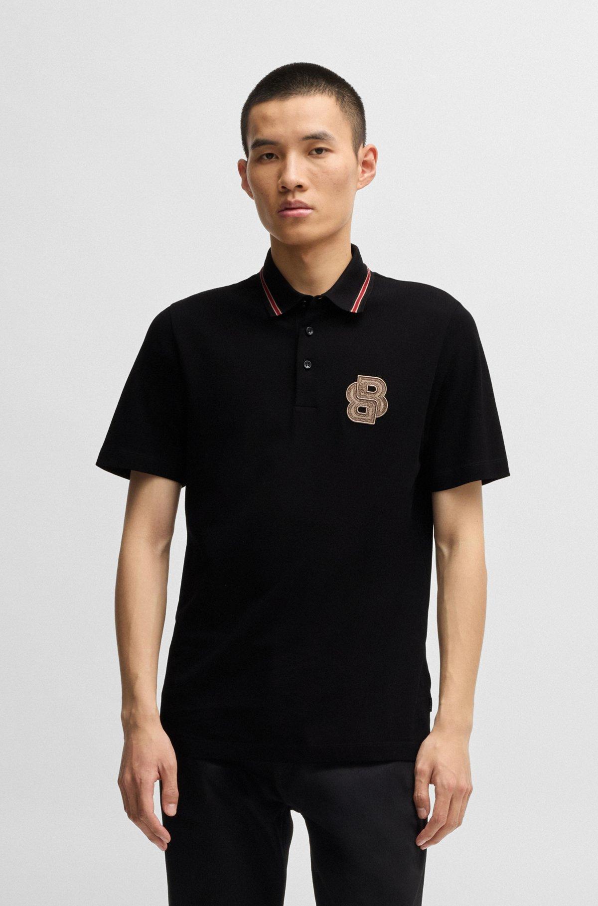 BOSS x Creation of the Gods mercerised-cotton polo shirt Product Image