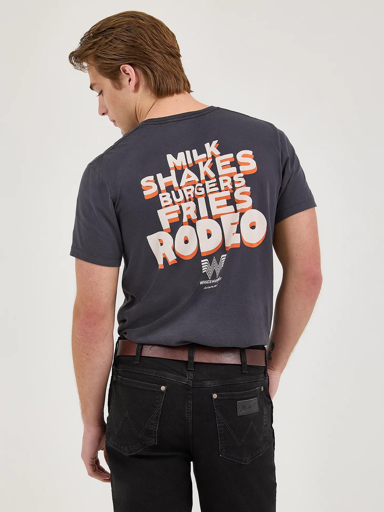 Wrangler x Whataburger Men's Cowboy Graphic T-Shirt in Faded Product Image