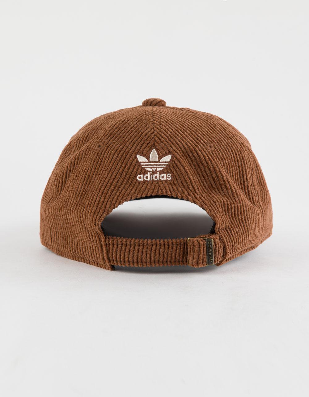 ADIDAS Resort Cord Strapback Hat - BROWN Product Image
