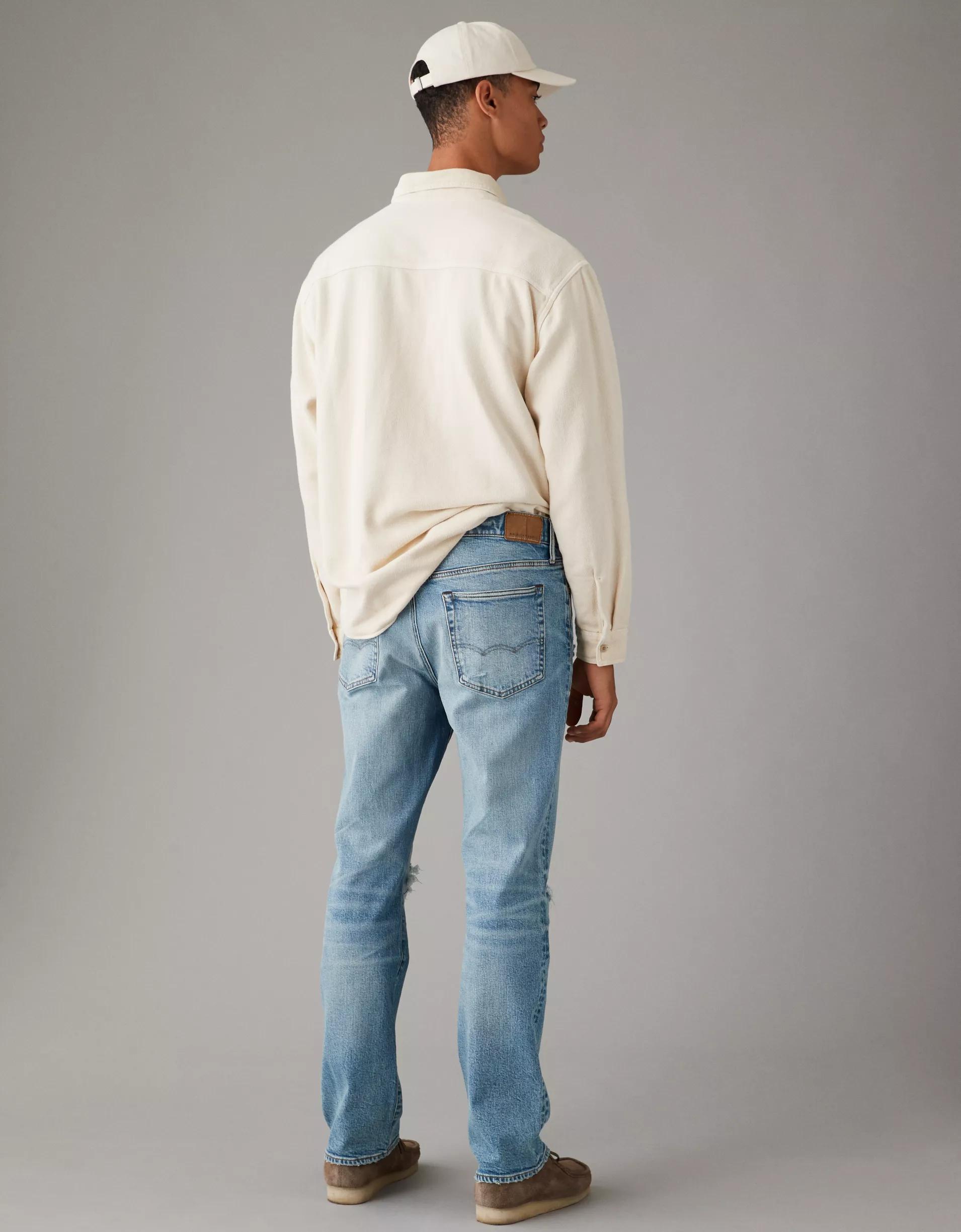 AE EasyFlex Patched Relaxed Straight Jean Product Image
