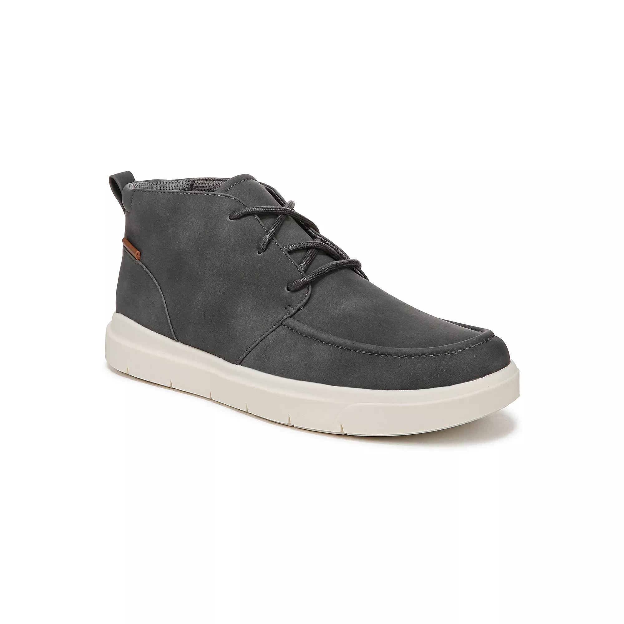 Dr. Scholl's Madison Men's Chukka Booties, Size: 8.5, Dark Gray Faux Leather Product Image