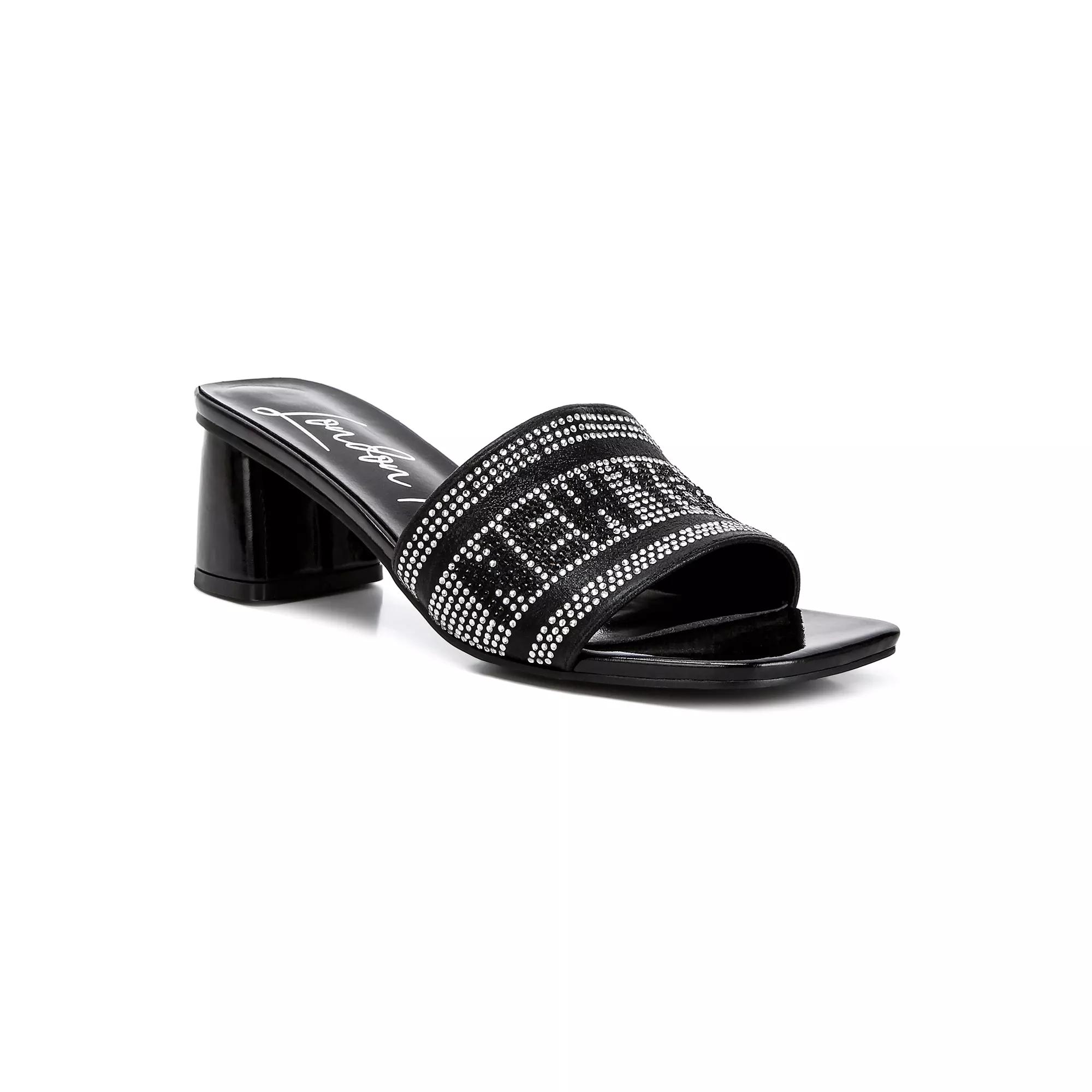 London Rag Studio 55 Women's Sandals, Size: 9, Black Product Image