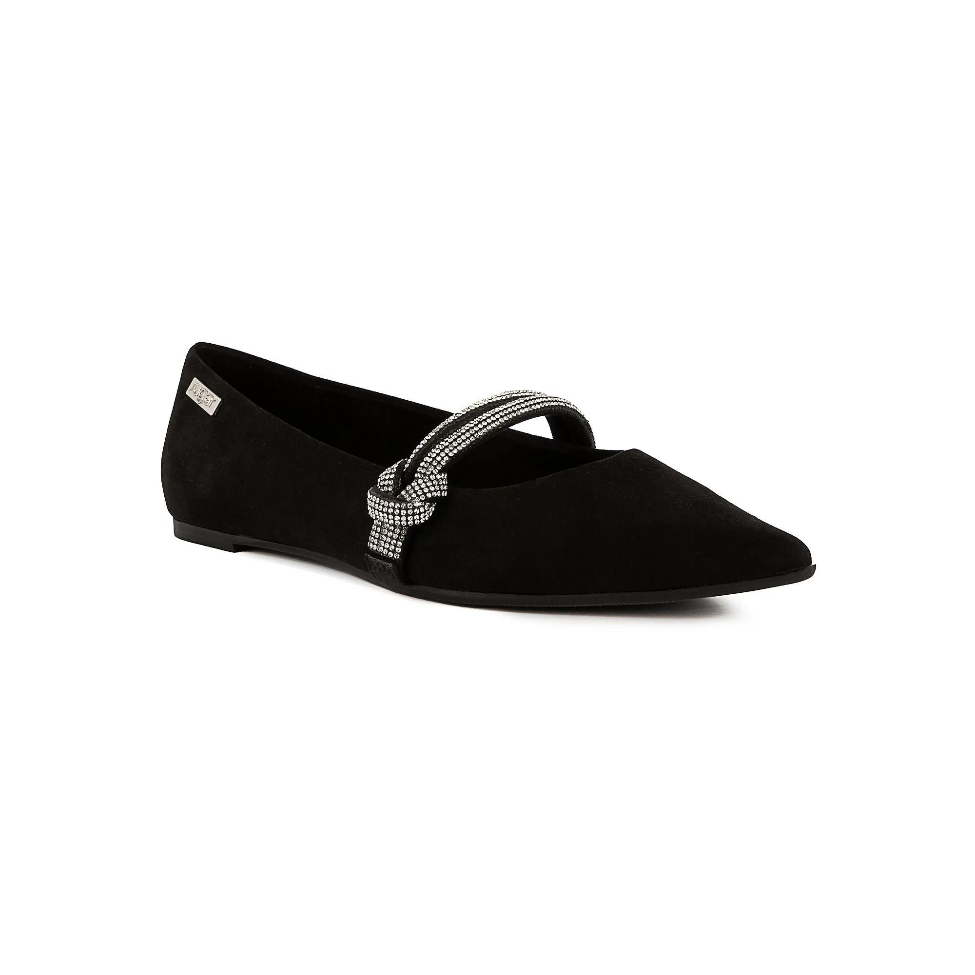 sugar Lingo Women's Rhinestone Flats,  Product Image