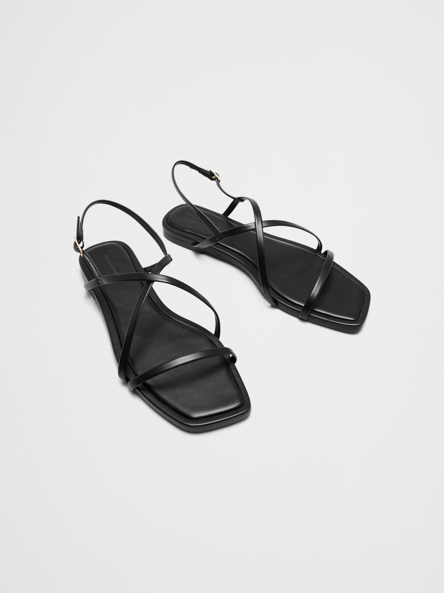 Vegan Leather Strappy Sandal Product Image