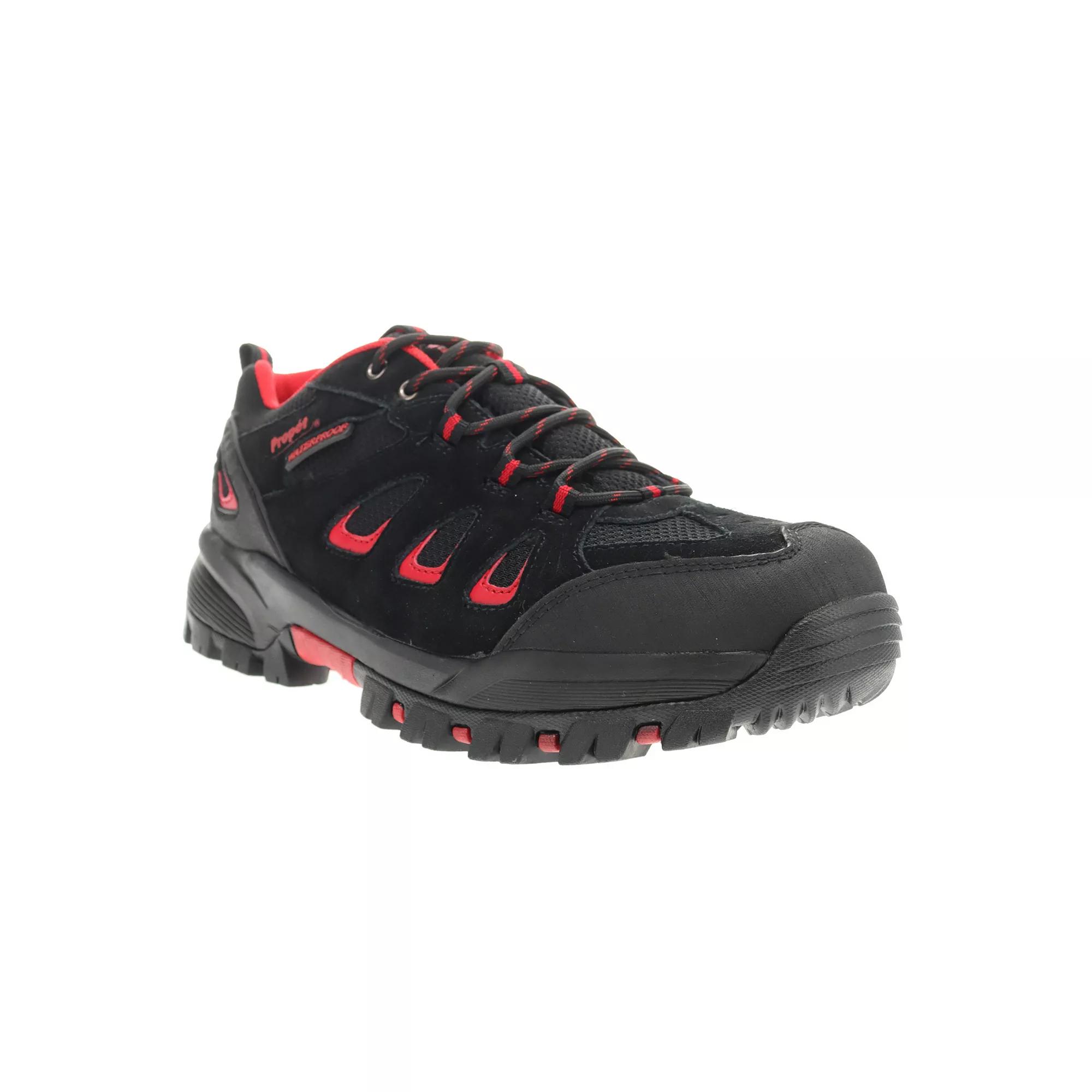 Propet Ridgewalker Men's Waterproof Hiking Shoes, Size: 9.5 XW, Black Red Product Image
