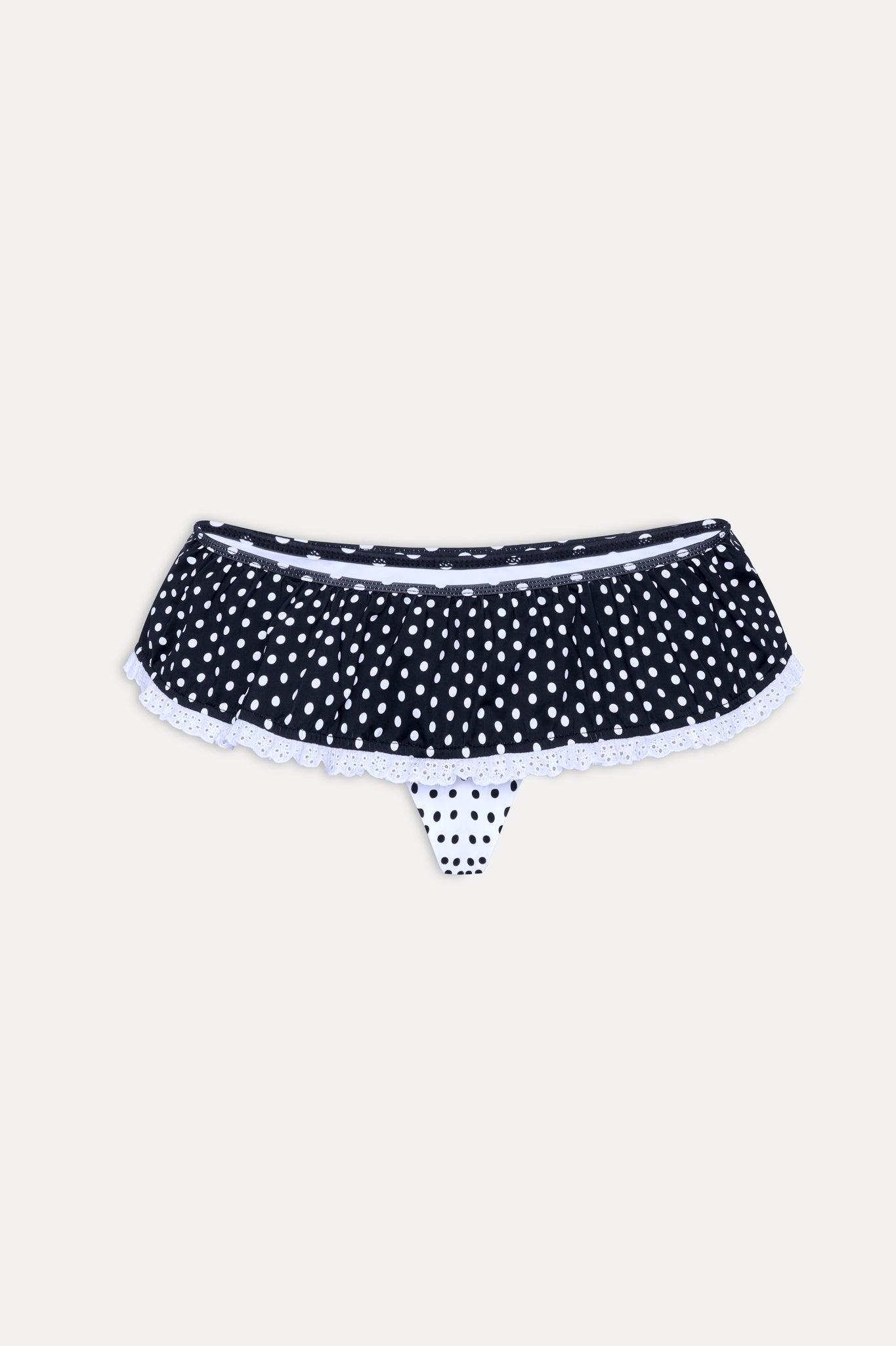 Mercer Swim Skirt - Classic Polka Dot Product Image