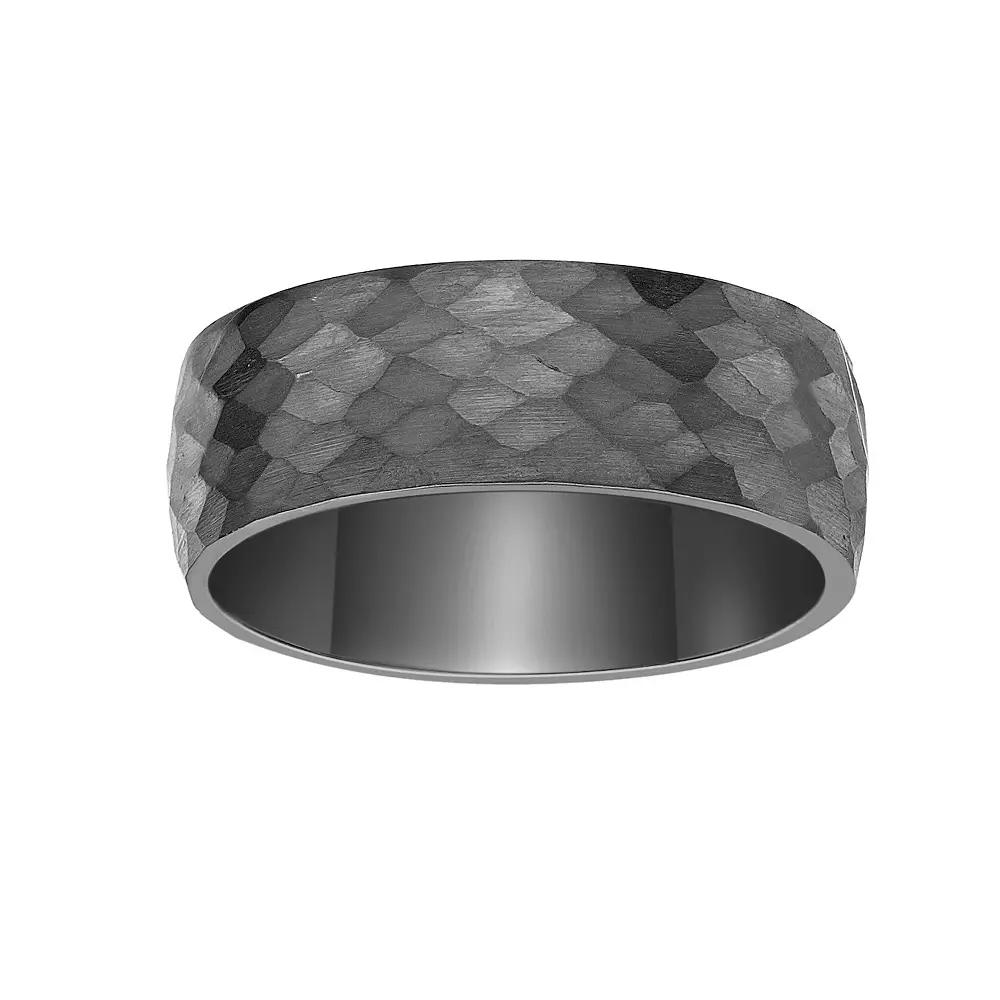 Men's LYNX Black Zirconium Ring, Size: 12, Stainless Product Image