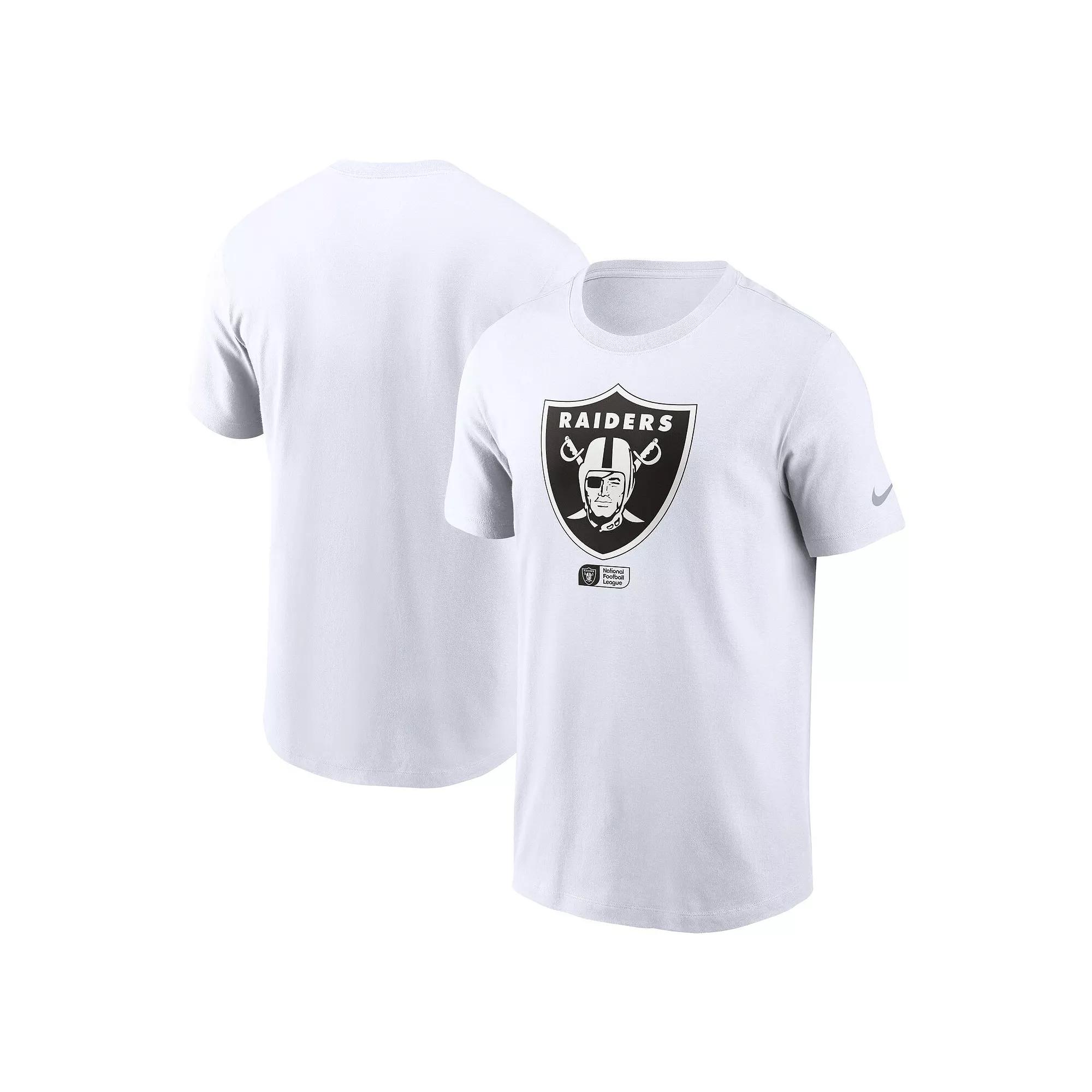 Men's Nike White Las Vegas Raiders Faded Essential T-Shirt,  Product Image
