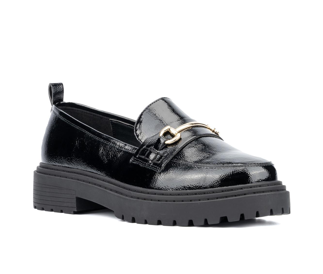 Women's Fashion to Figure Indigo Wide Width Loafers Product Image