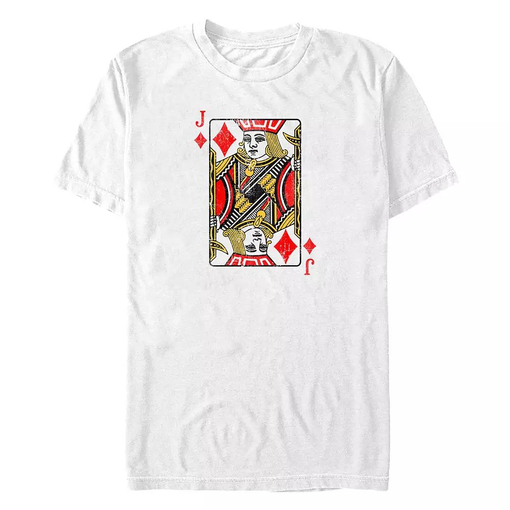 Big & Tall Jack Of Diamonds Card Graphic Tee, Men's,  Product Image