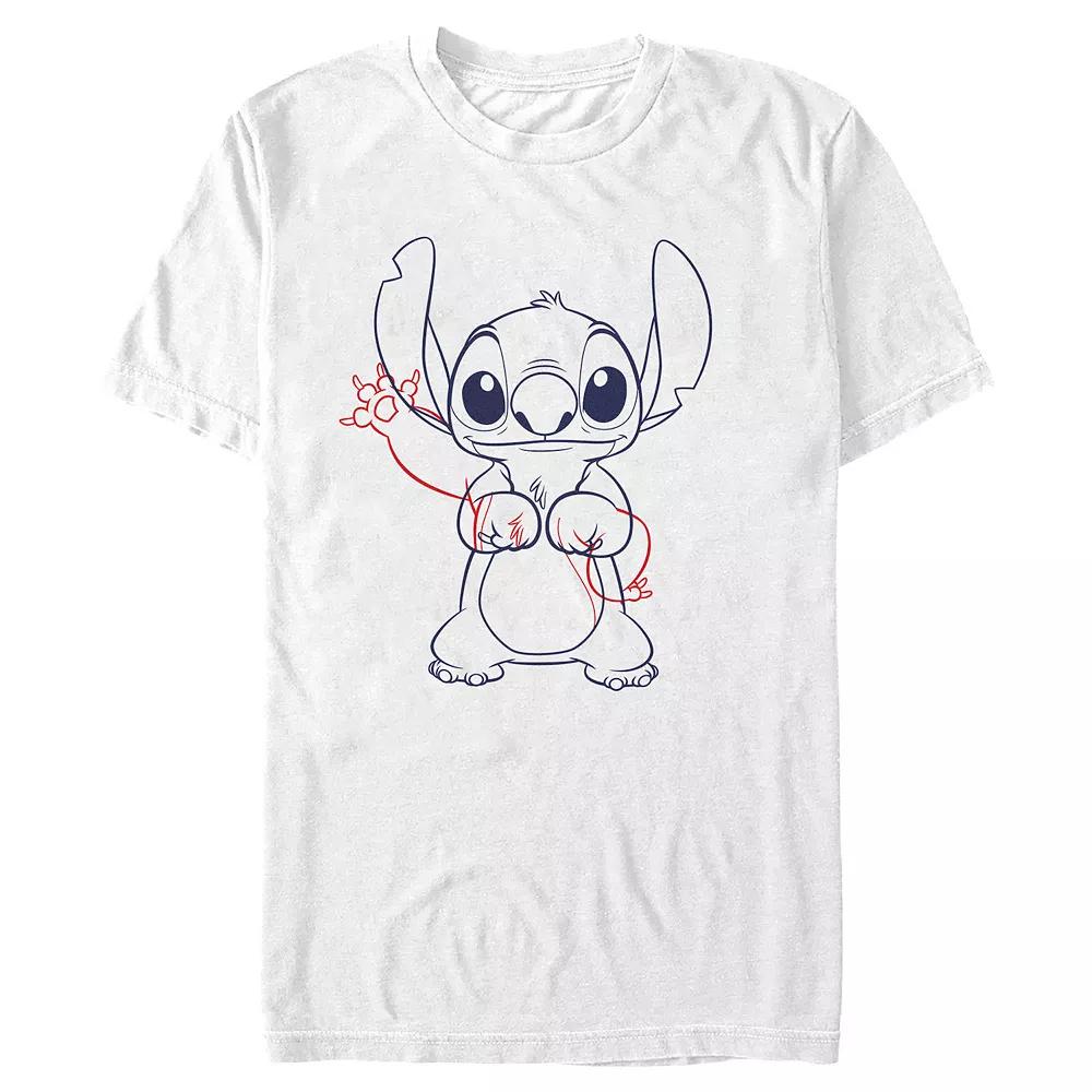 Disney's Lilo & Stitch Sketch Stitch Men's Graphic Tee,  Product Image