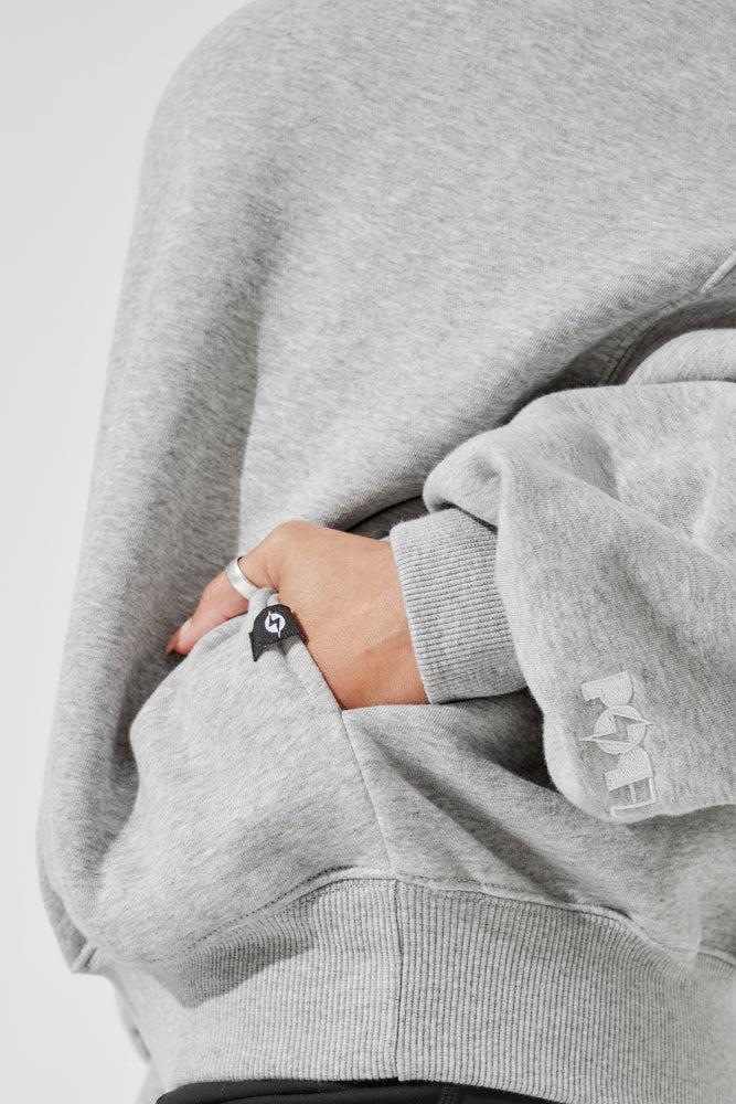 Cloud Crewneck Sweater - Black Product Image