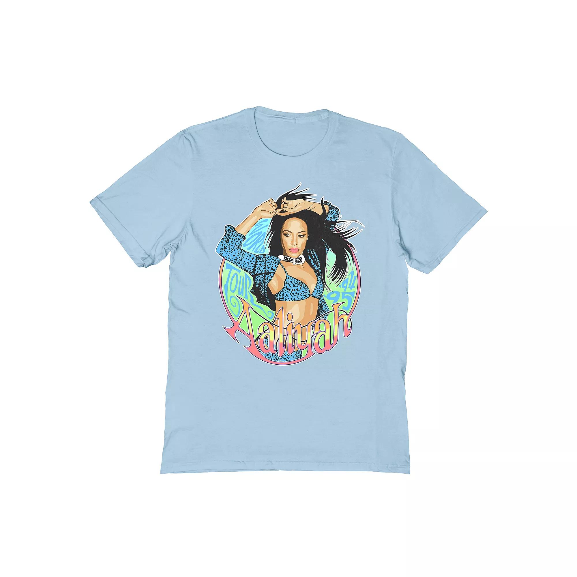 Men's Aaliyah Tee, Size: Large, Light Blue Product Image