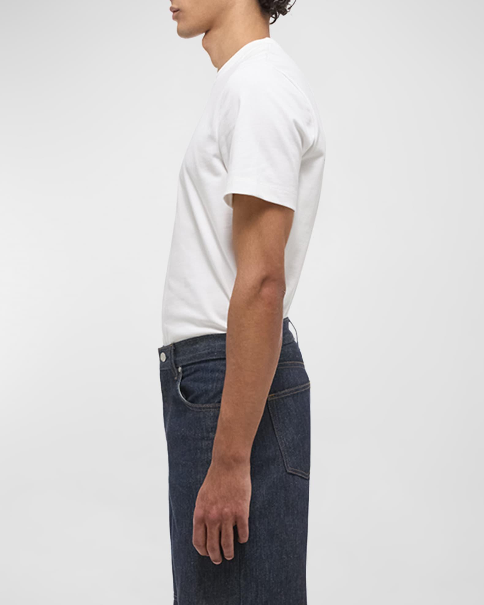 Men's Logo-Back Short-Sleeve Heavy Cotton T-Shirt Product Image