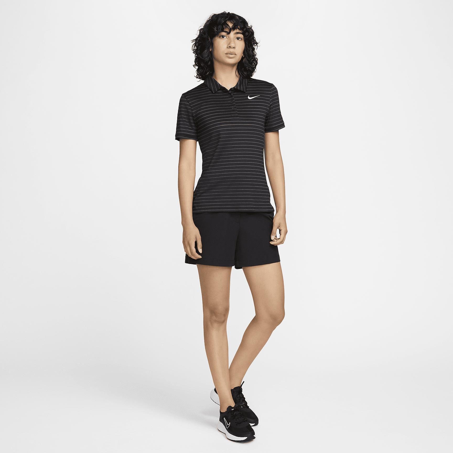 Nike Women's Victory Dri-FIT Short-Sleeve Striped Golf Polo Product Image