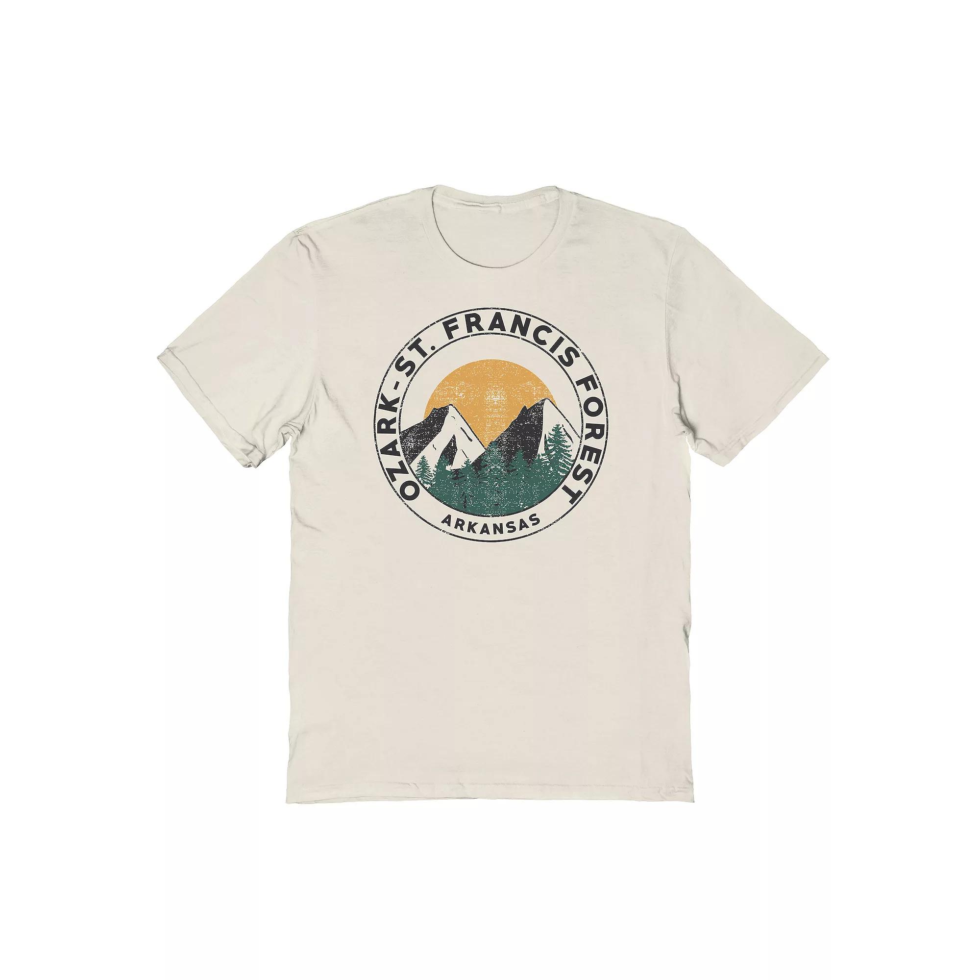 Men's Country Parks Ozark Forest Graphic Tee, Size: XL, Natural Product Image