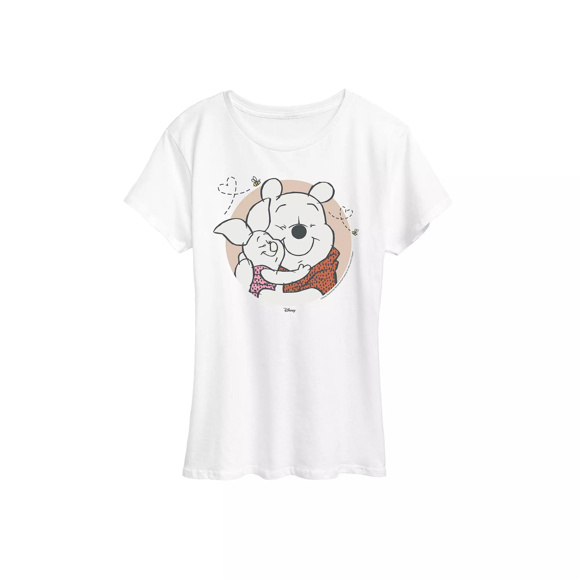 Disney's Winnie The Pooh Women's Hug Graphic Tee,  Product Image