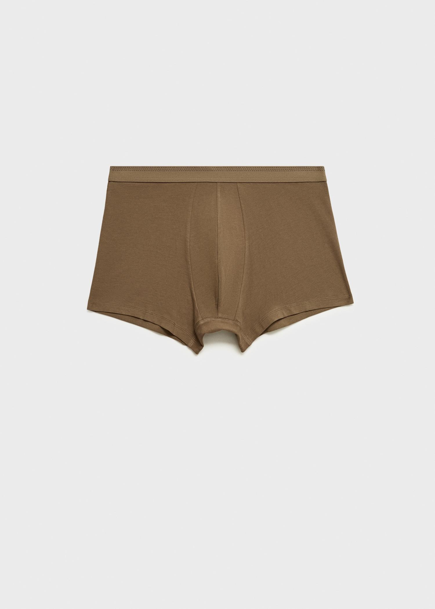 Pack of 3 cotton boxers - Men | MANGO USA Product Image