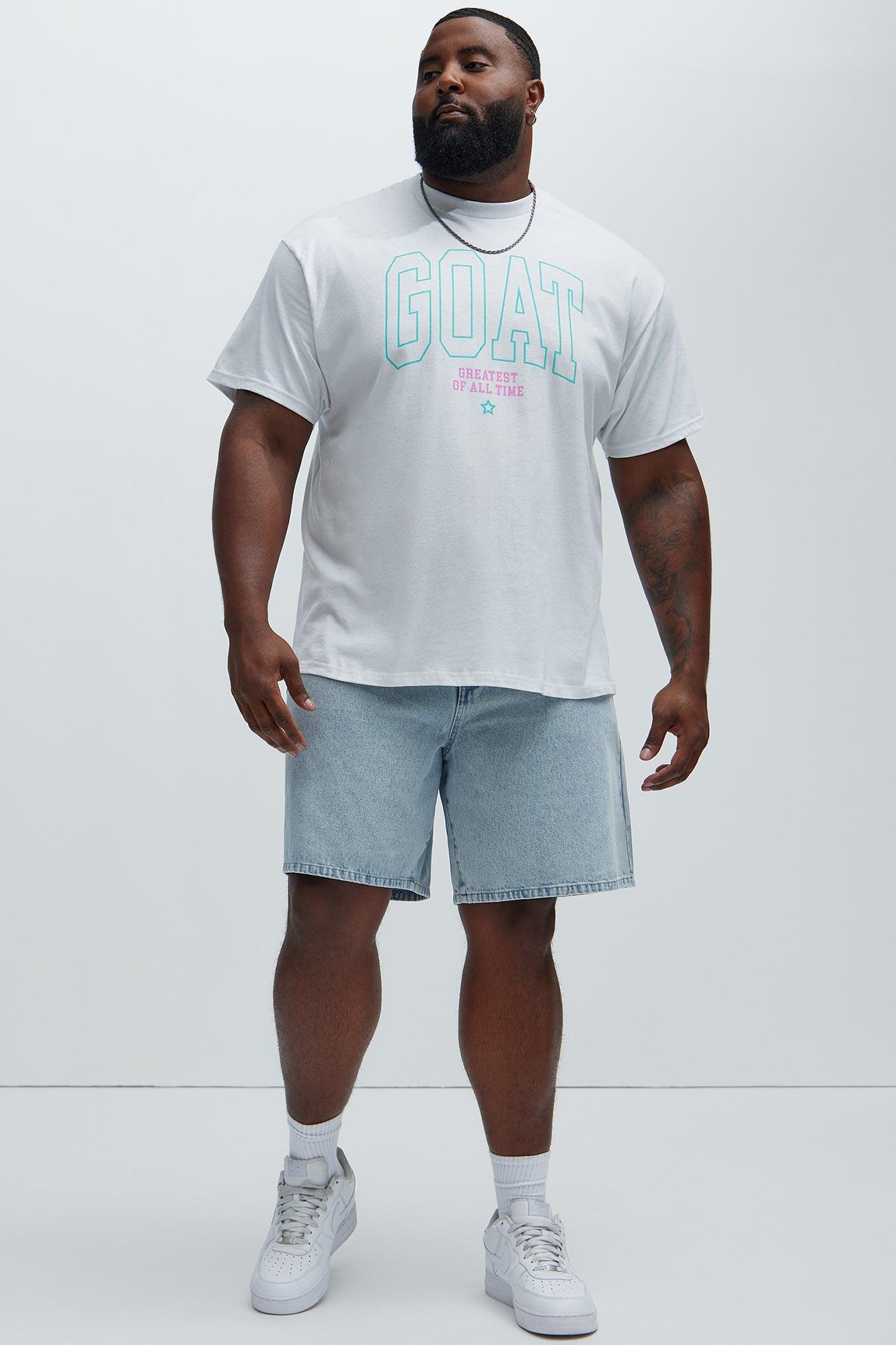 I'm The GOAT Short Sleeve Tee - White Product Image