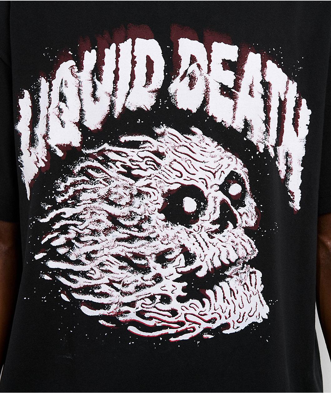 Liquid Death Instant Death Black T-Shirt Product Image