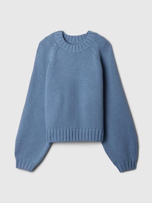 Relaxed Balloon-Sleeve Sweater Product Image