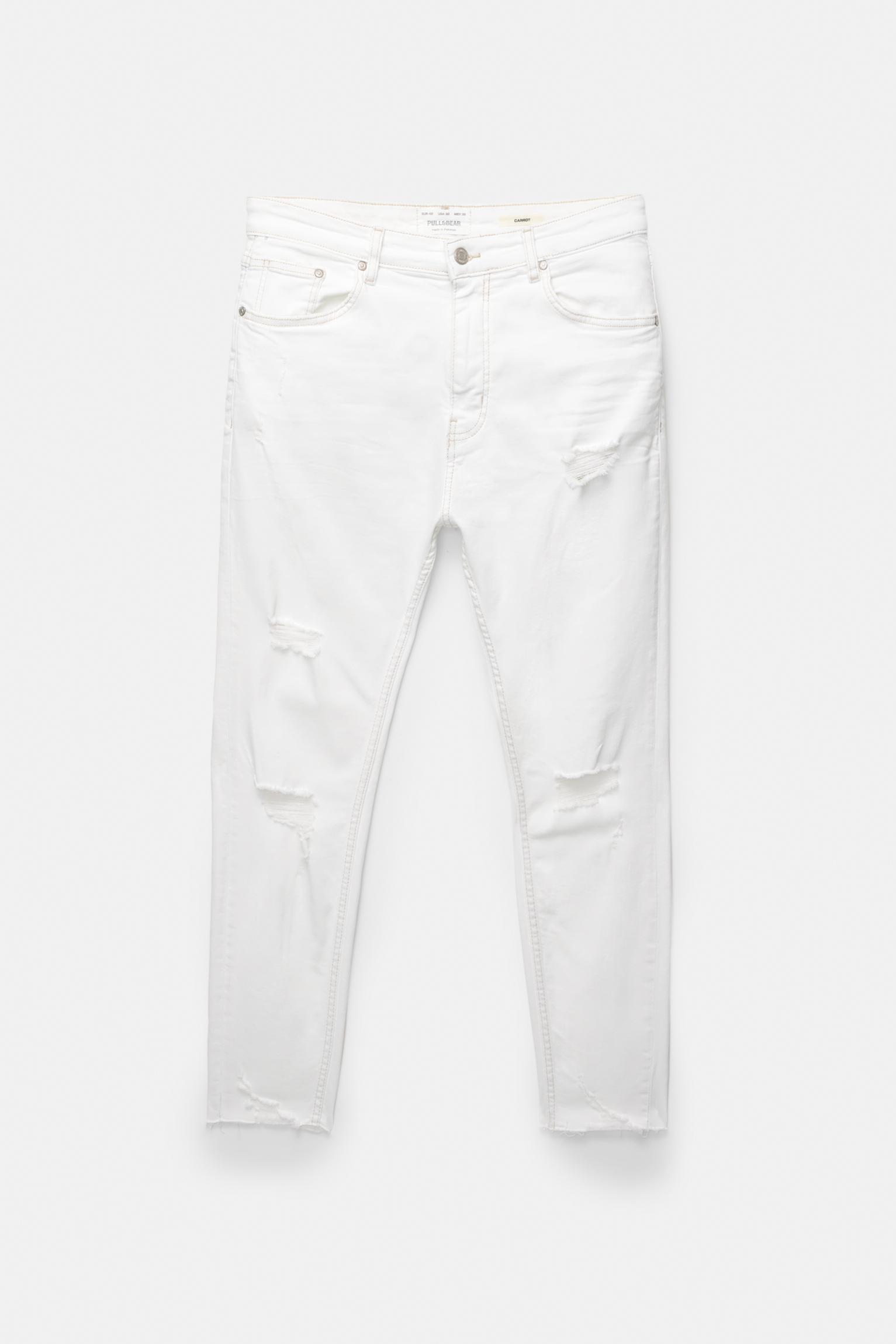 Ripped carrot fit jeans Product Image