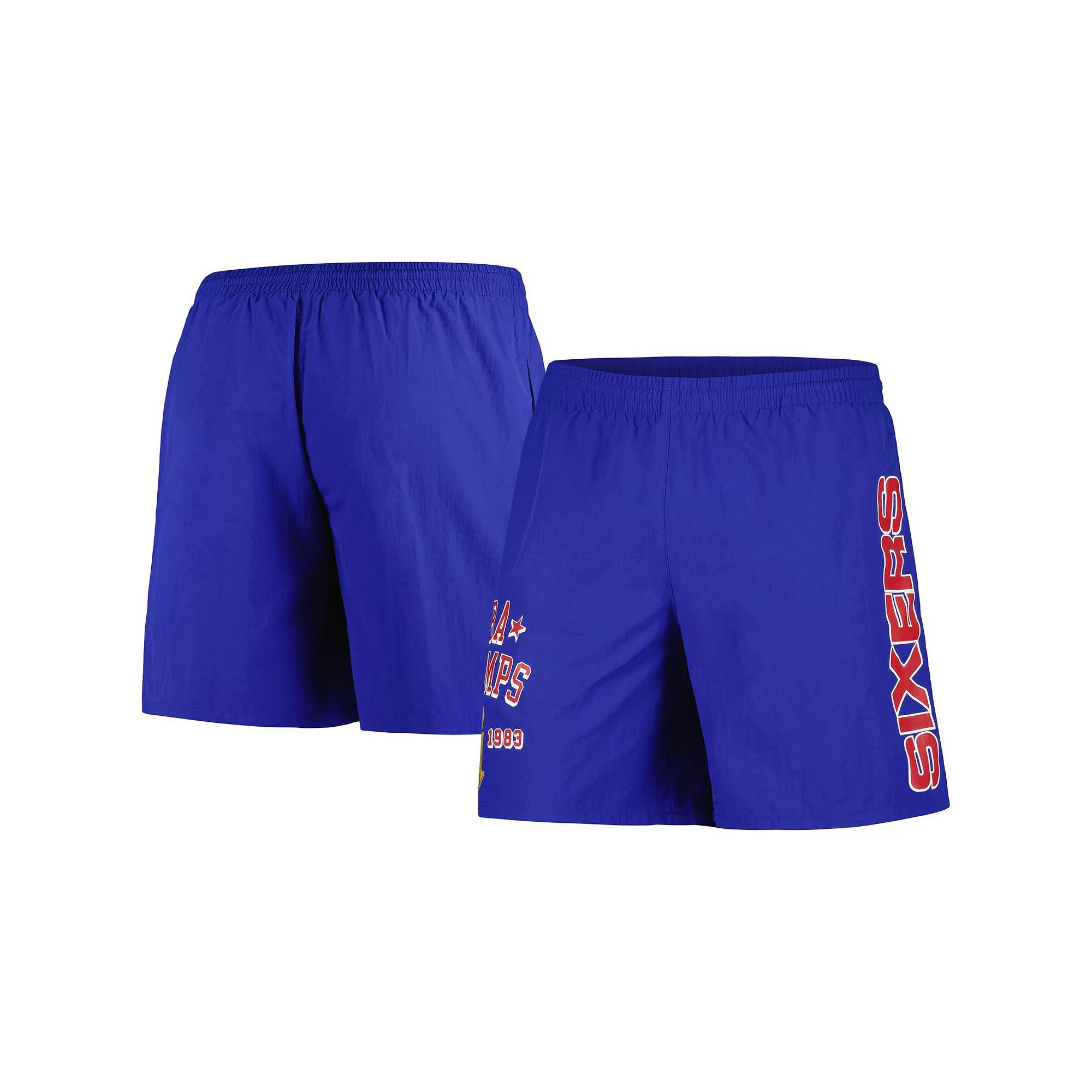 Men's Mitchell & Ness Royal Philadelphia 76ers 1983 NBA Champs Heritage Shorts, Size: 3XL, 76r Blue Product Image