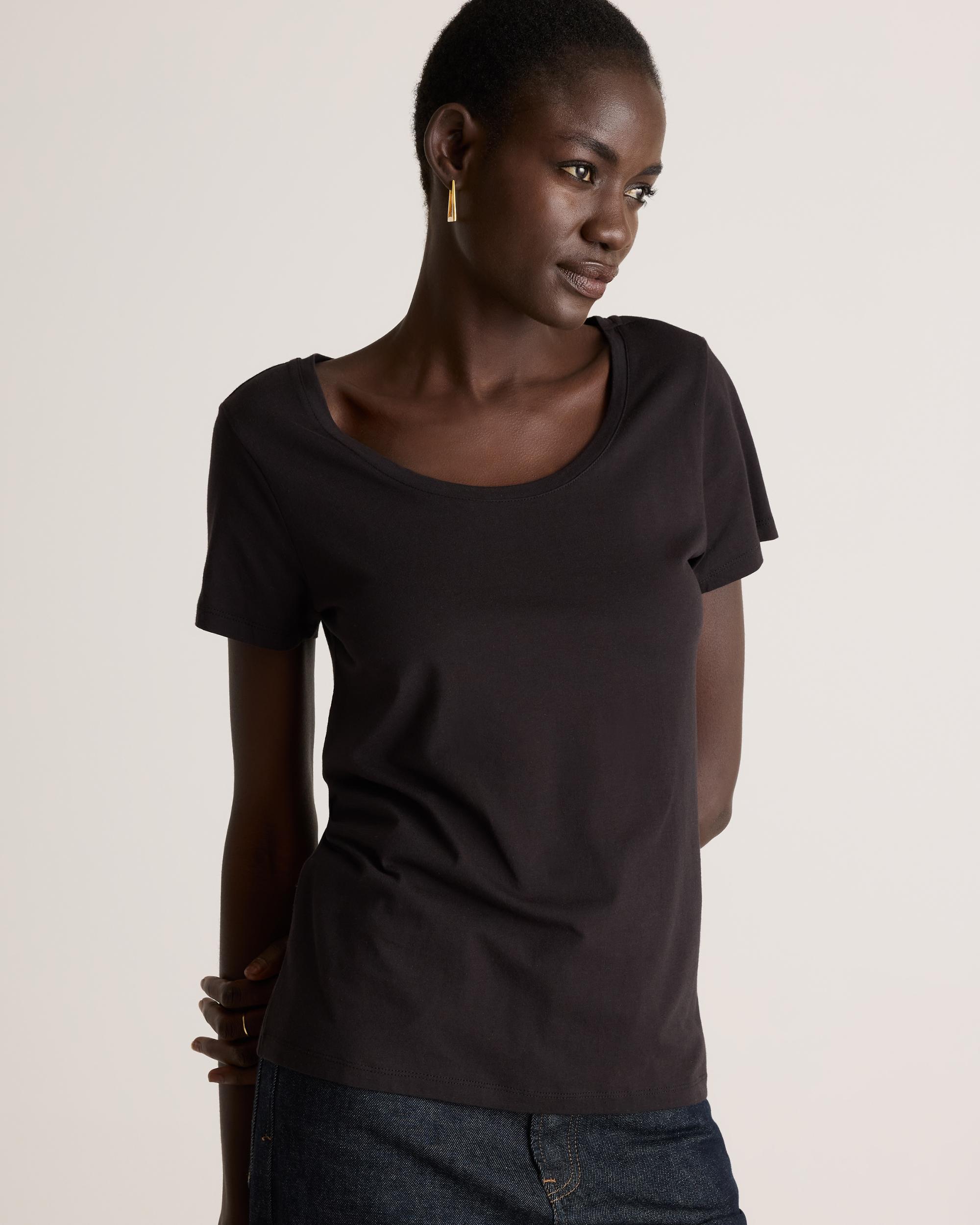 Quince | Women's Cotton Modal Crew Neck T-Shirt Cotton/Modal Product Image