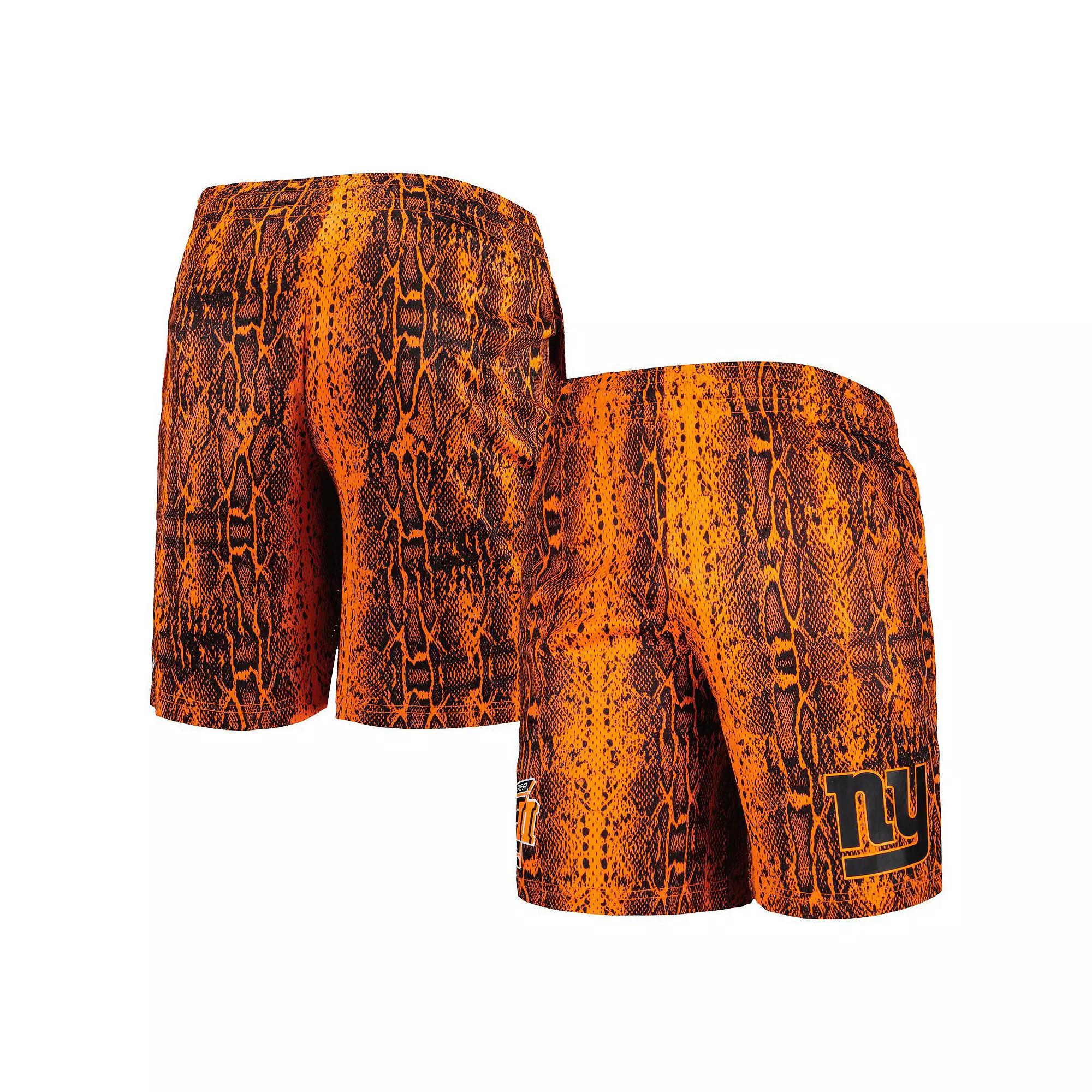 Men's New Era Orange New York Giants Summer Pop Shorts,  Product Image
