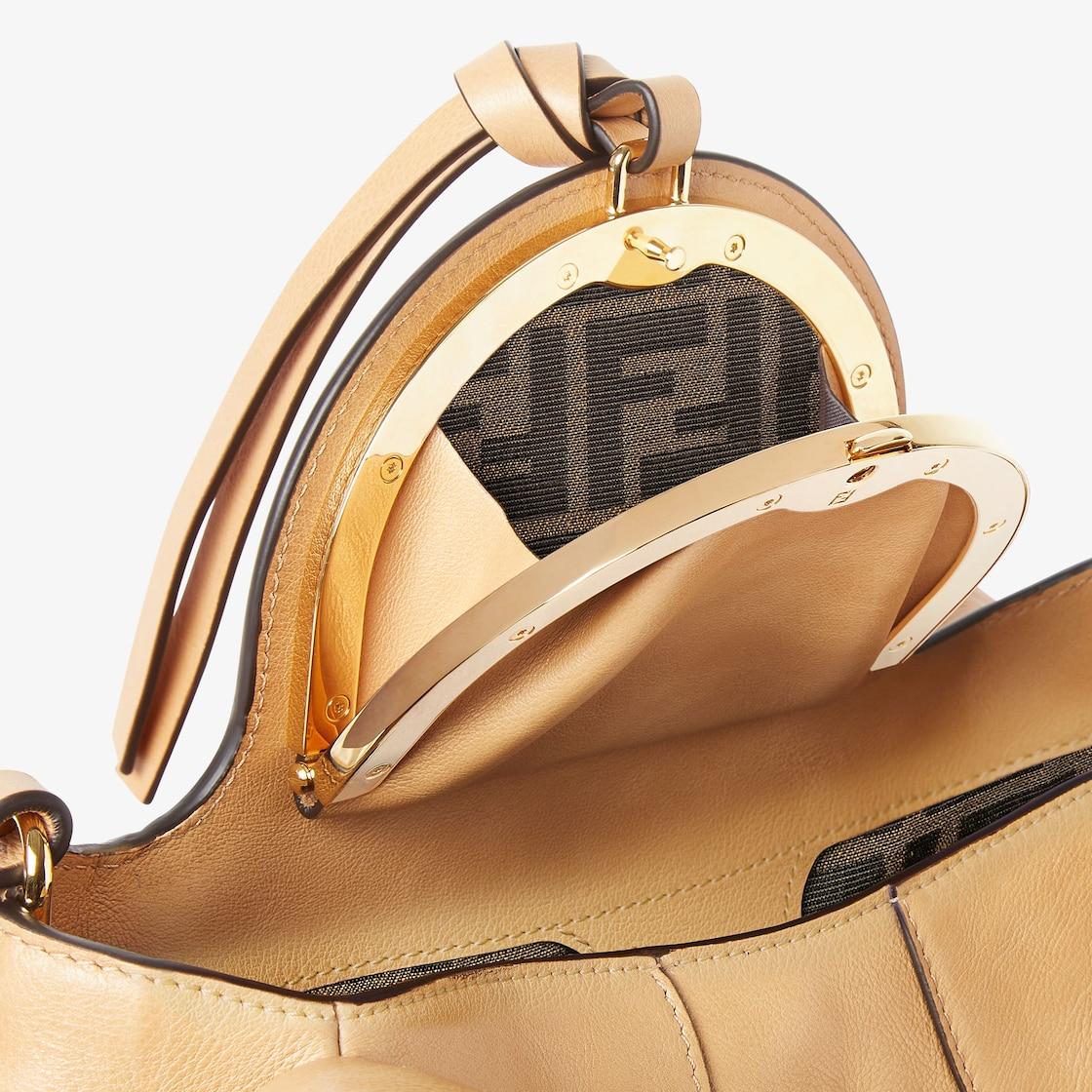 Fendi Spy SmallBeige leather bag Product Image