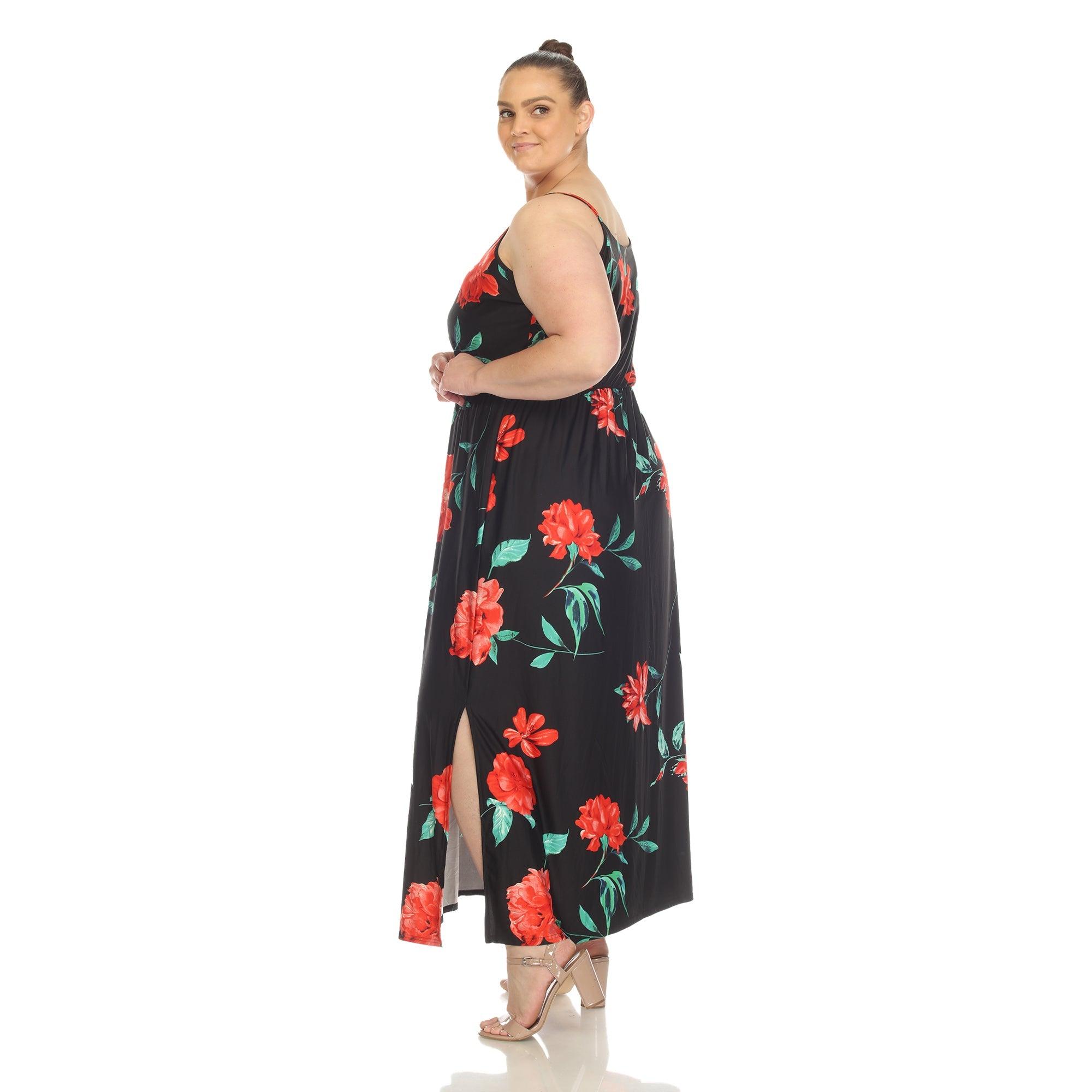 Floral Strap Maxi Dress - Plus Product Image