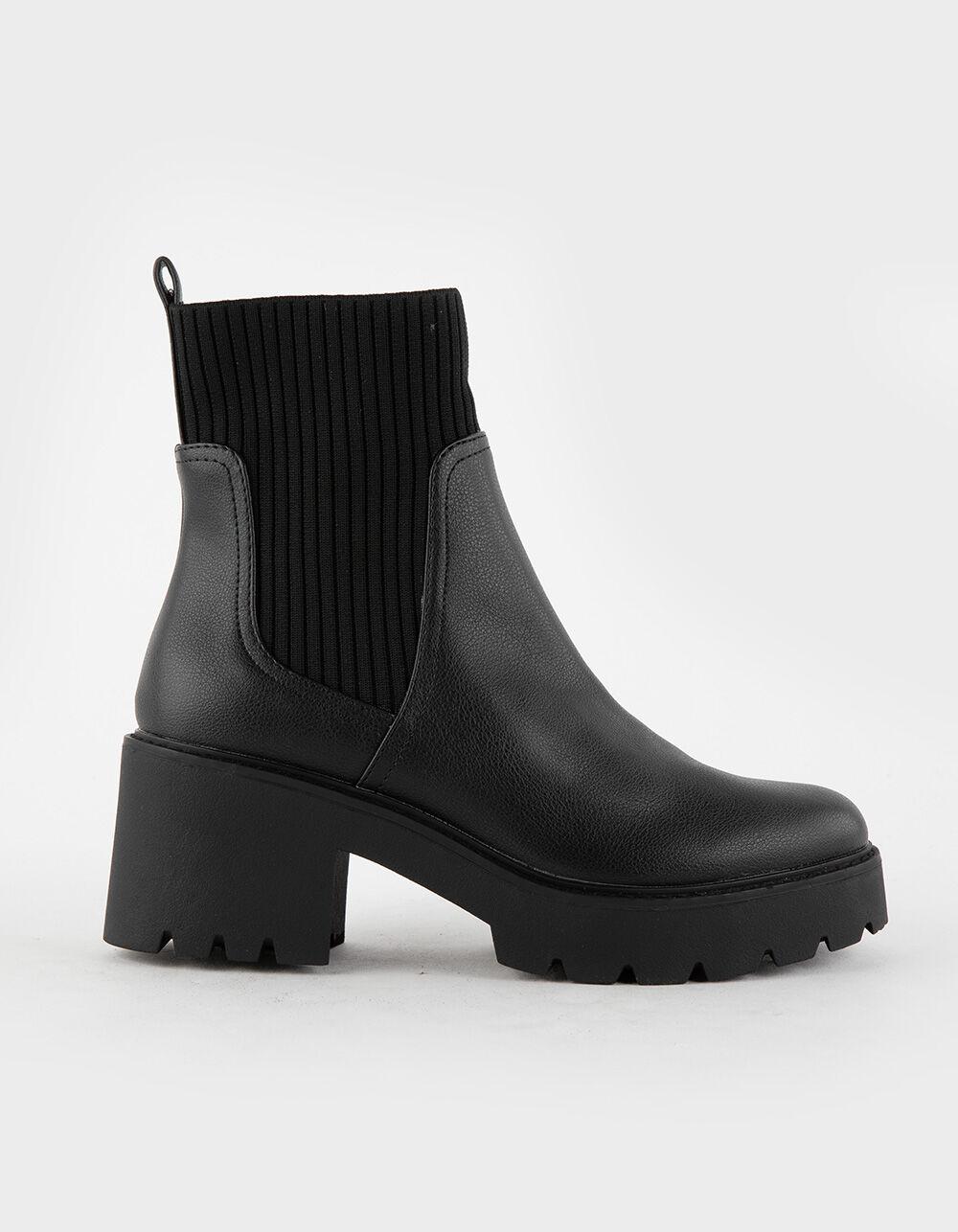 DOLCE VITA Tyler Sweater Knit Womens Boots - BLACK Product Image