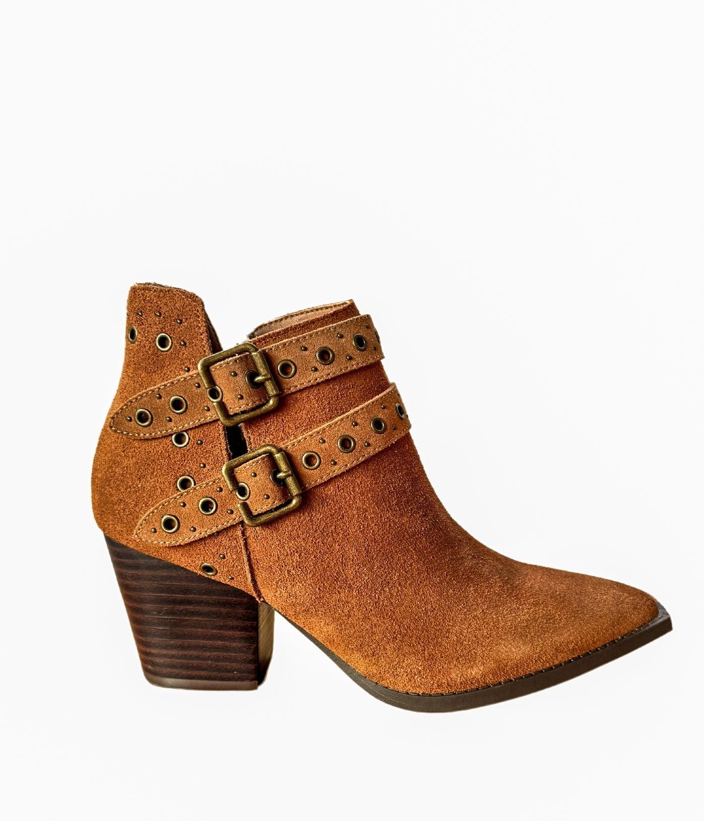 Elsa Leather Ankle Boot in Tan (Online Exclusive) Product Image