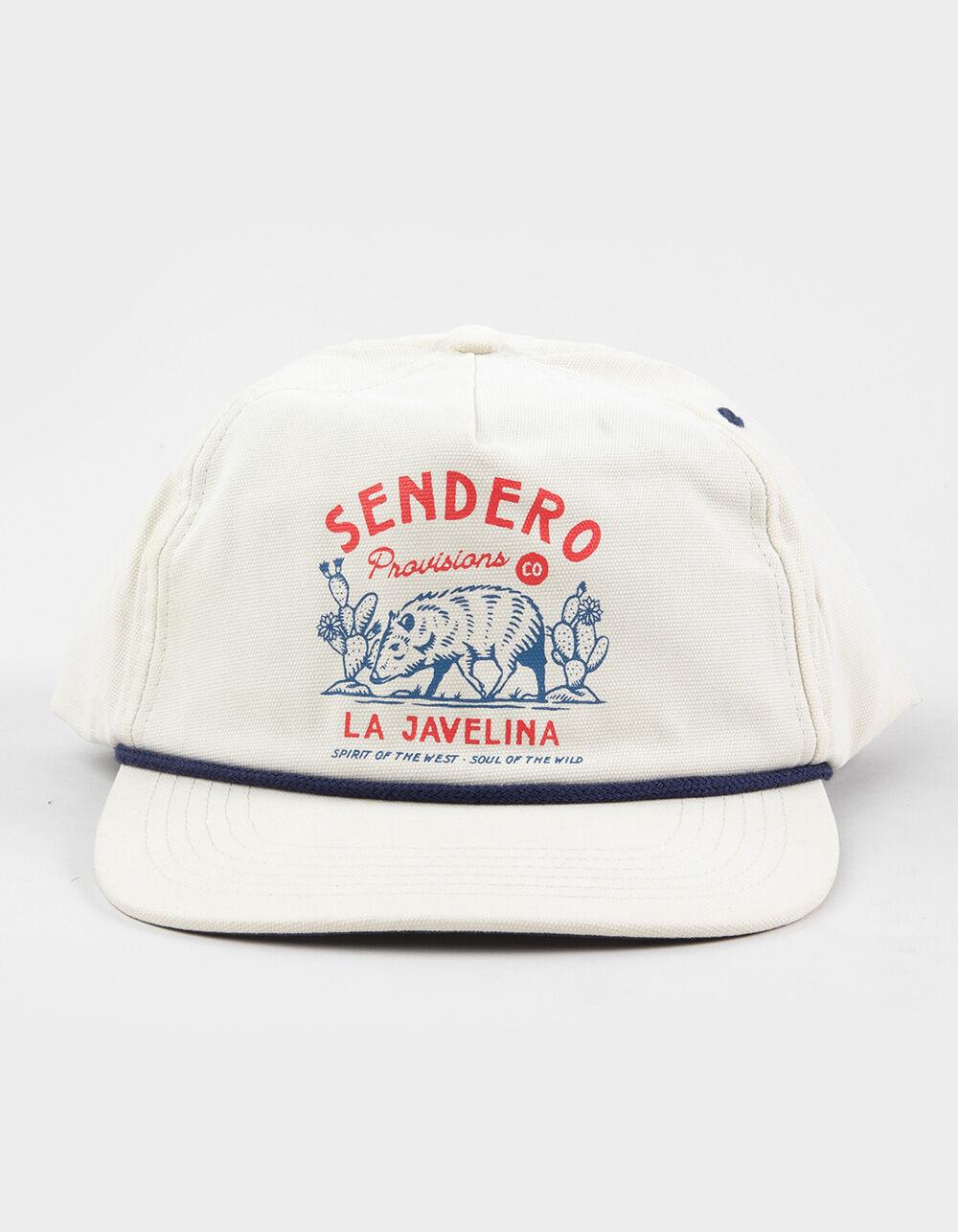 SENDERO PROVISIONS CO. La Javelina Snapback Hat - WHITE COMBO Product Image