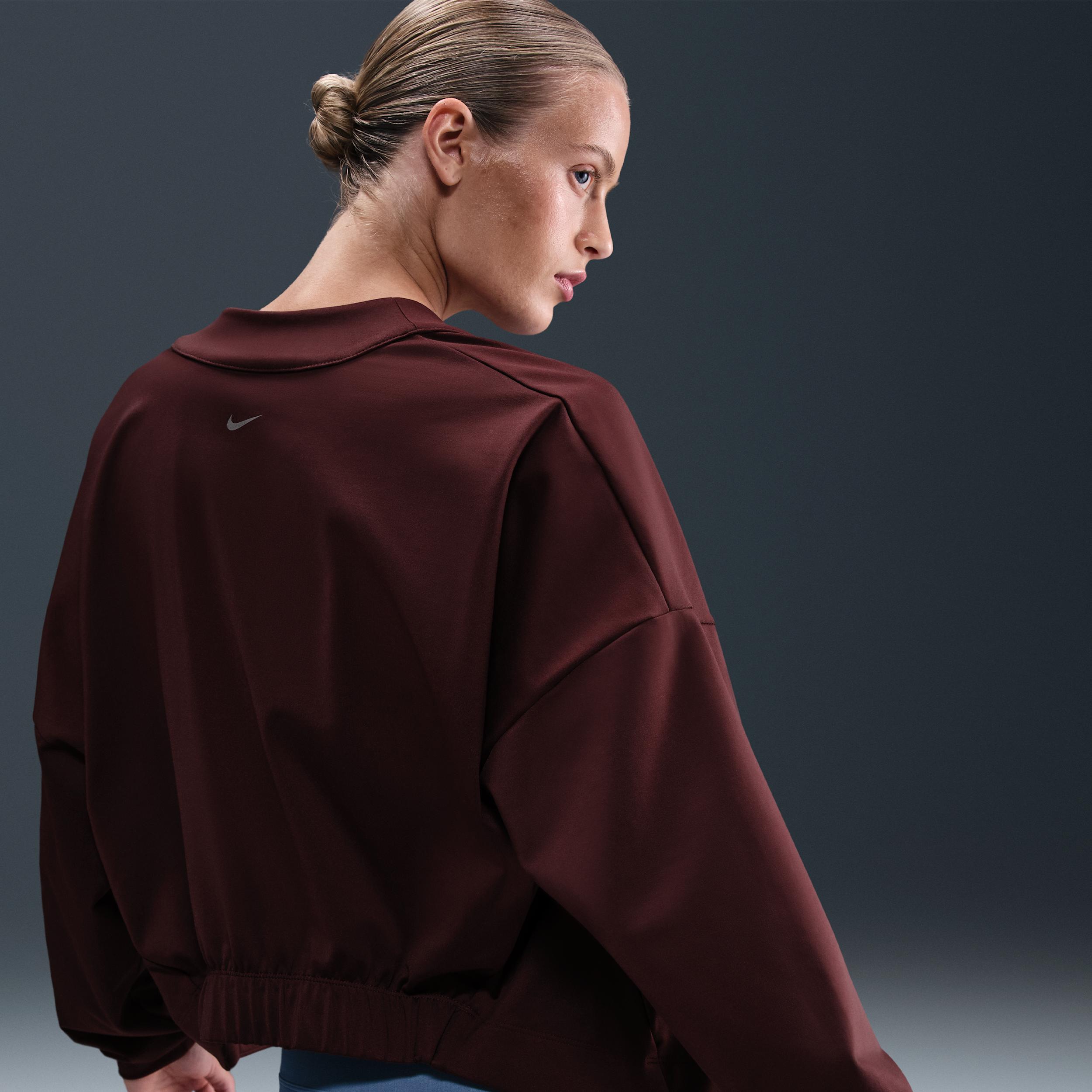 Nike Womens Zenvy Dri-FIT Oversized Cardigan | IB2980-652 Product Image