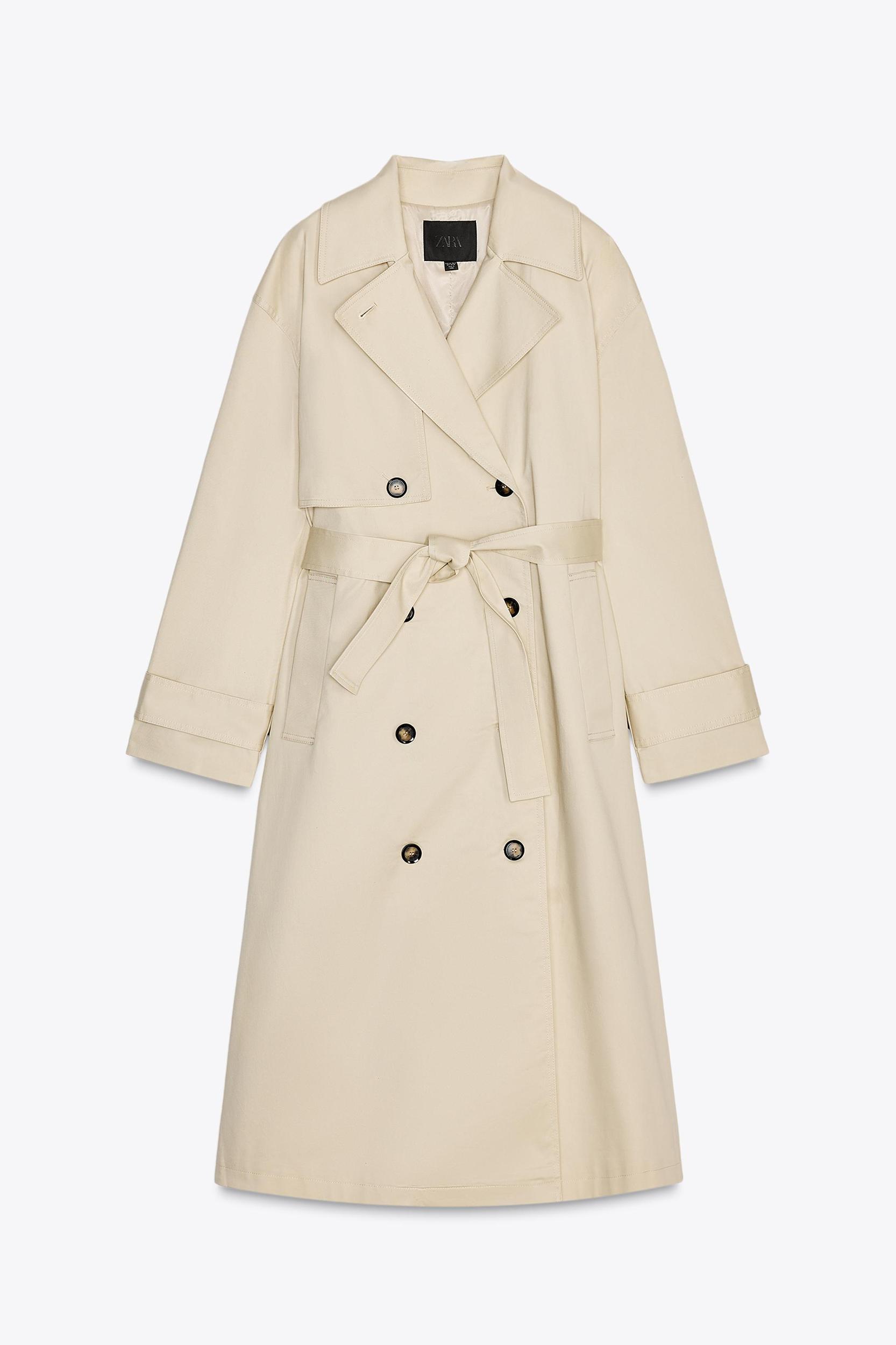 LONG OVERSIZED TRENCH COAT Product Image