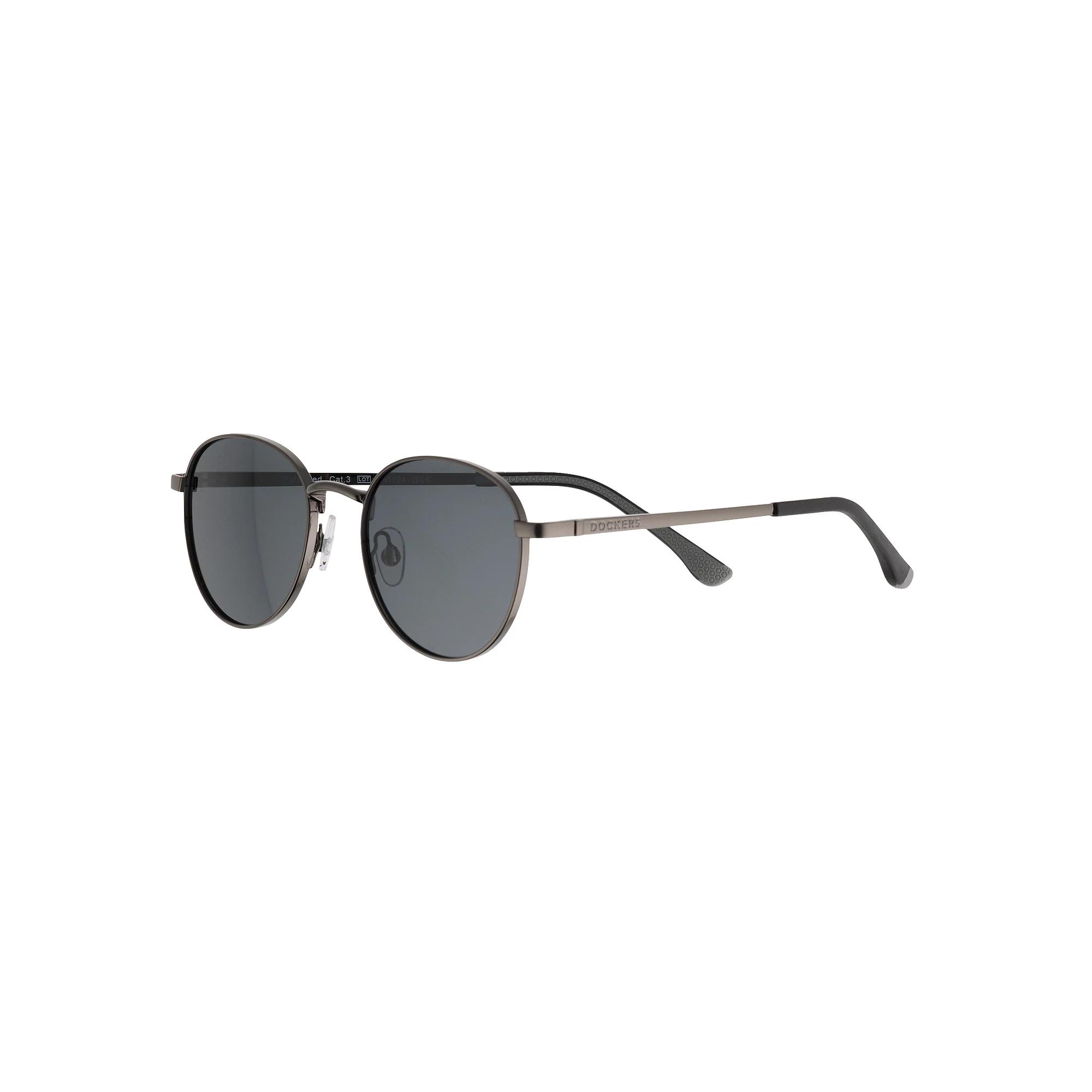 Mens Dockers Metal Round Sunglasses, Grey Product Image