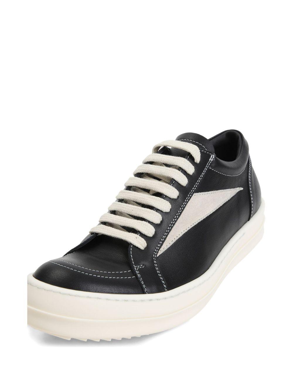 leather panelled sneakers Product Image