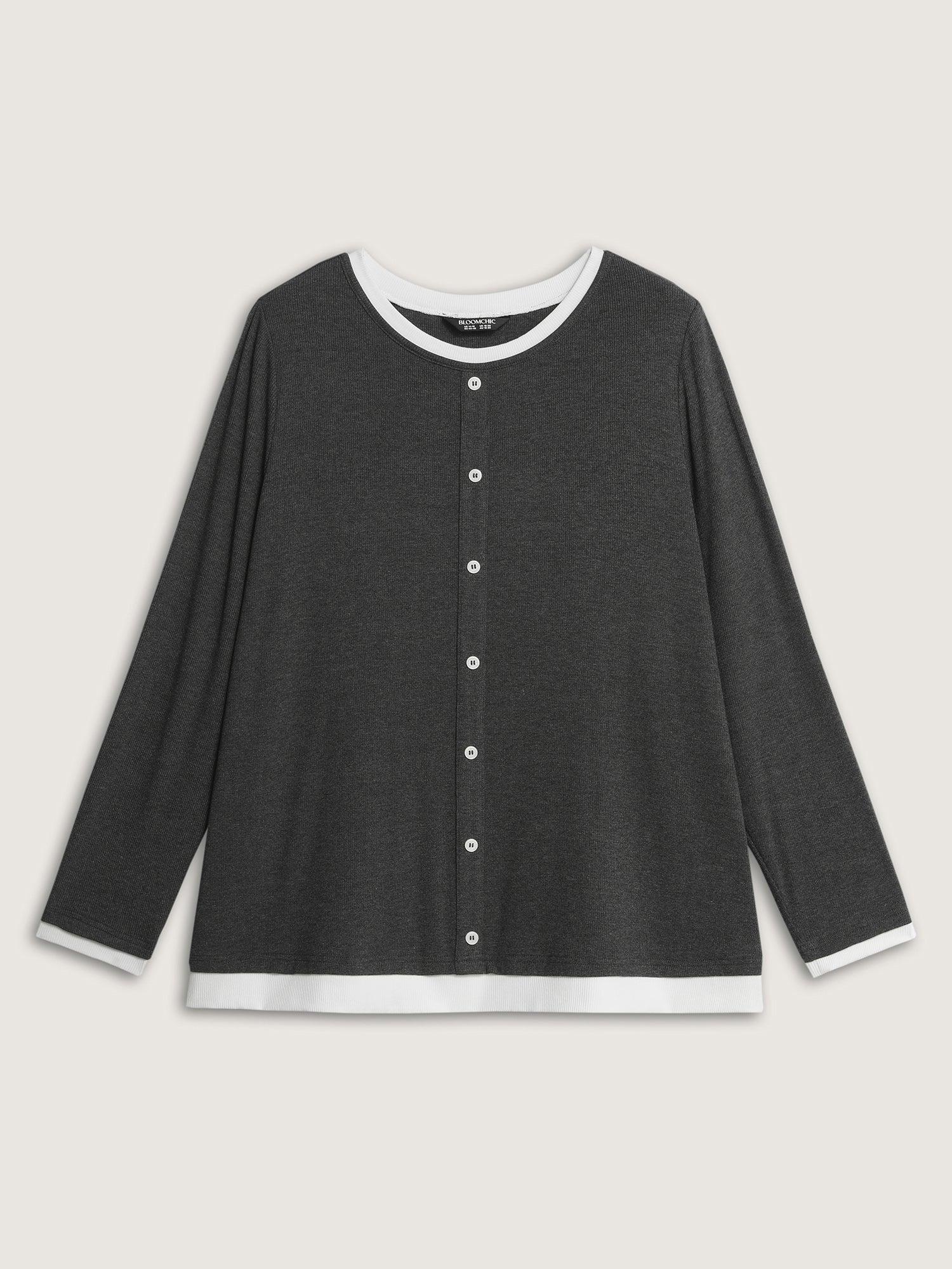 Supersoft 2-In-1 Color Contrast T-Shirt Female Product Image