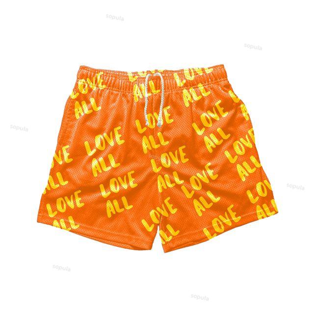 Sopula All Love Street Fashion Hip Hop Mesh Shorts Product Image